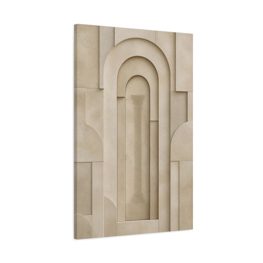 Main Mockup. Layered Stone Arch shown as canvas print