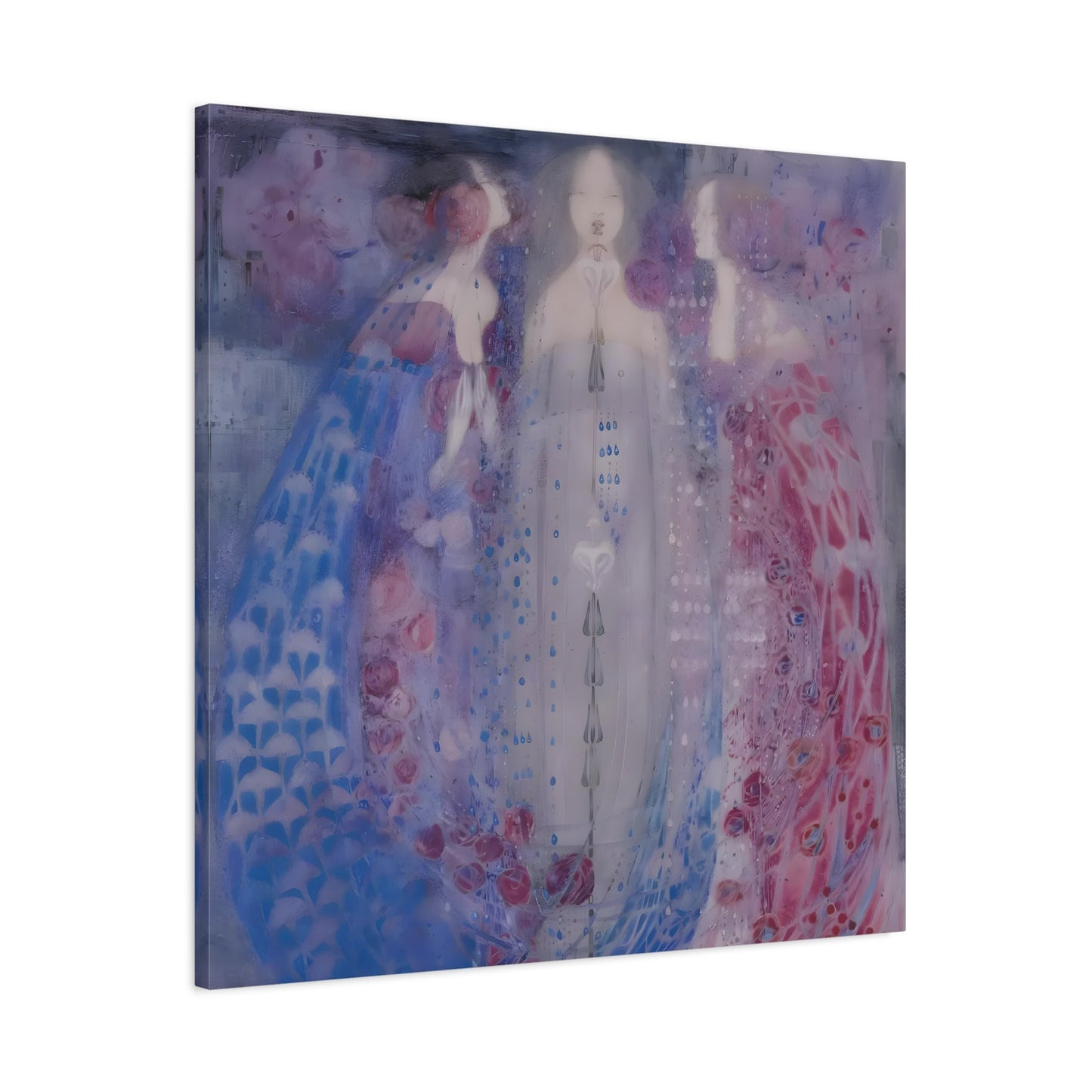 Margaret Macdonald Three Perfumes - Square Canvas Wall Art Print