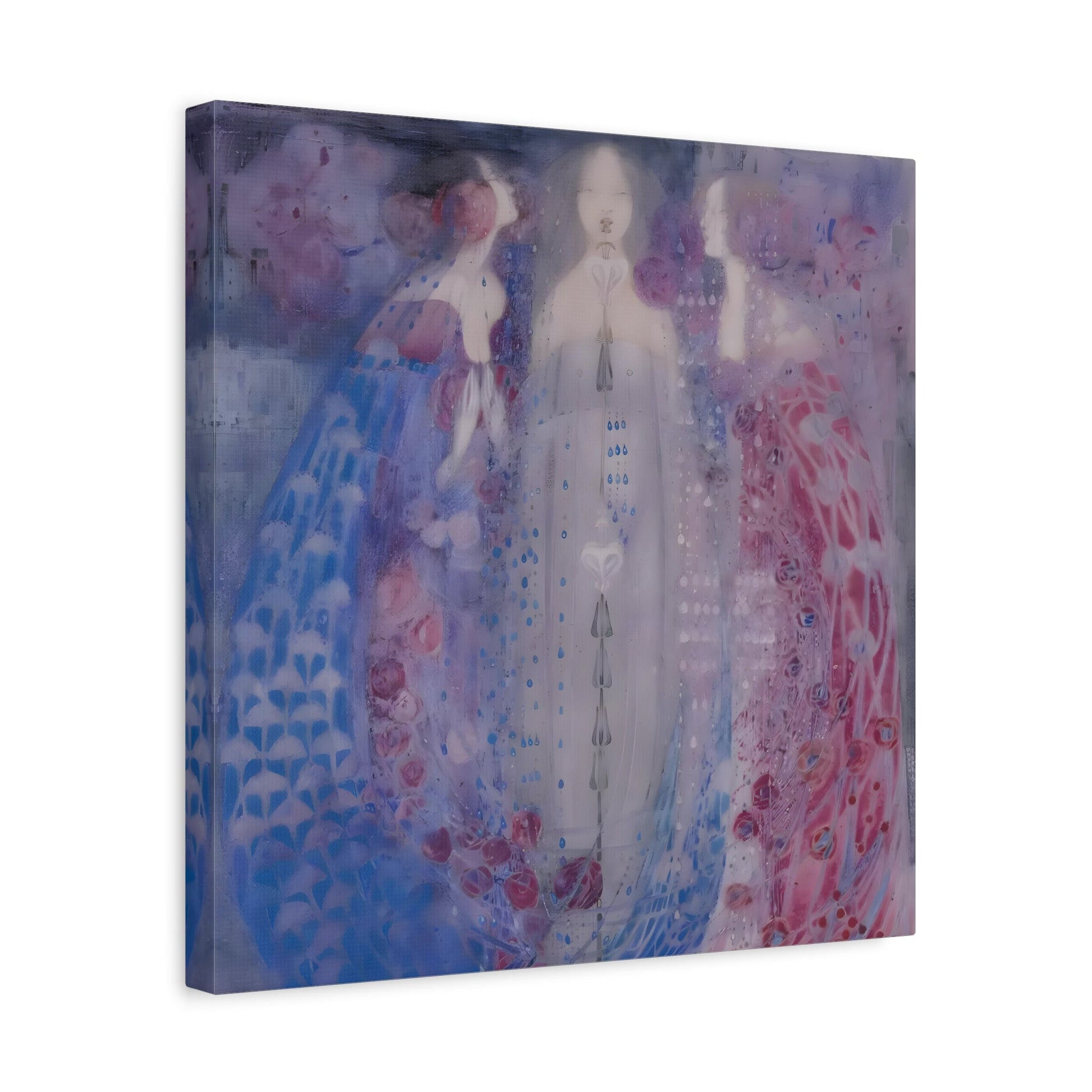 Margaret Macdonald Three Perfumes - Square Canvas Wall Art Print