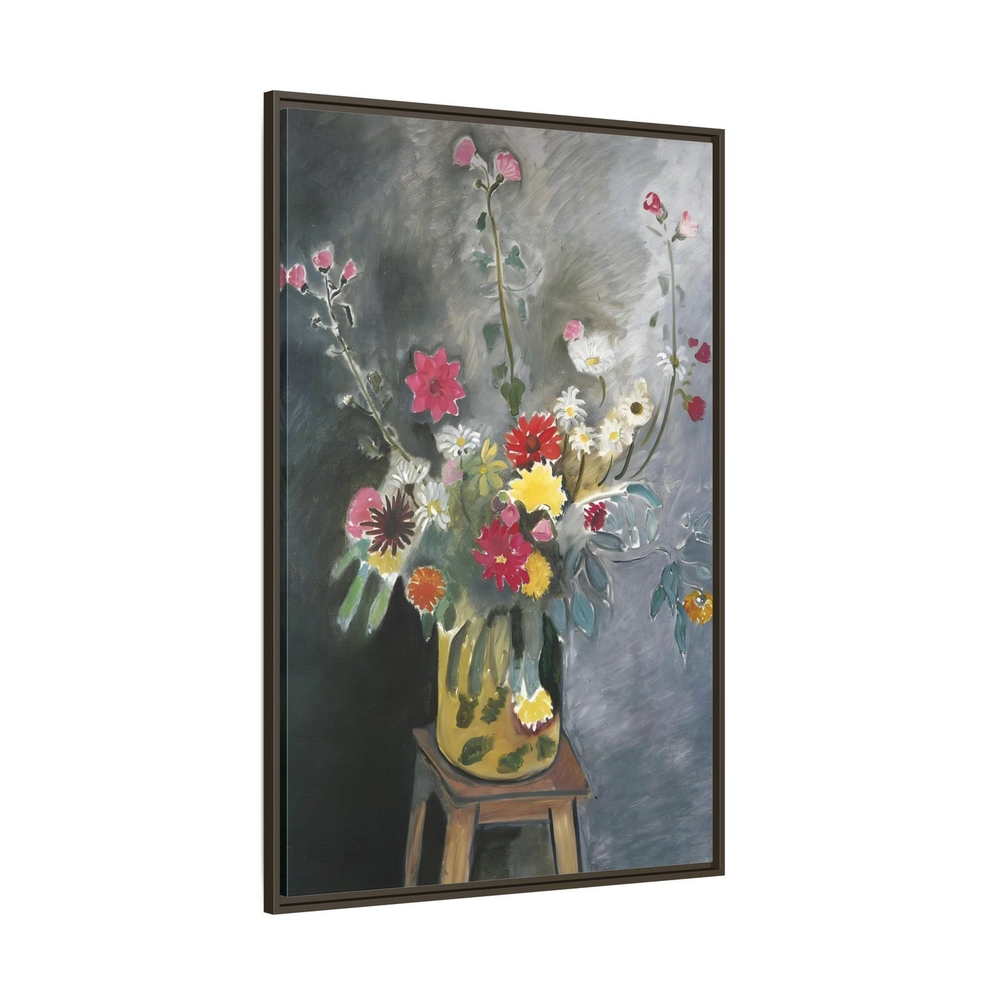 Matisse Canvas Flower Print - Bouquet of Mixed Flowers Wall Art Reproduction