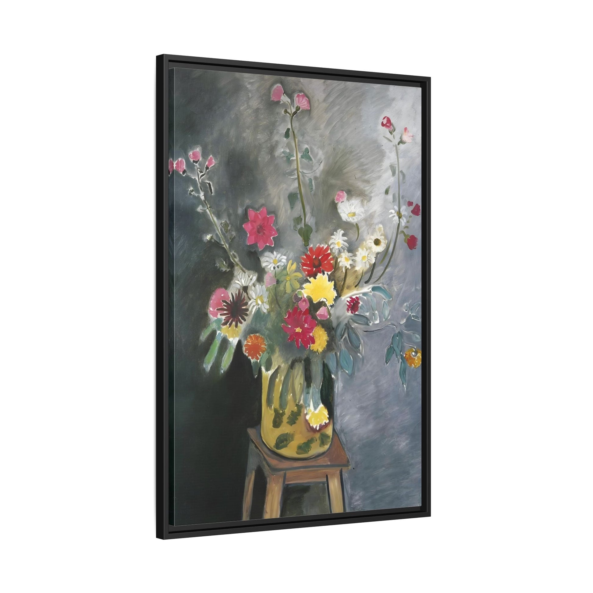 Matisse Canvas Flower Print - Bouquet of Mixed Flowers Wall Art Reproduction