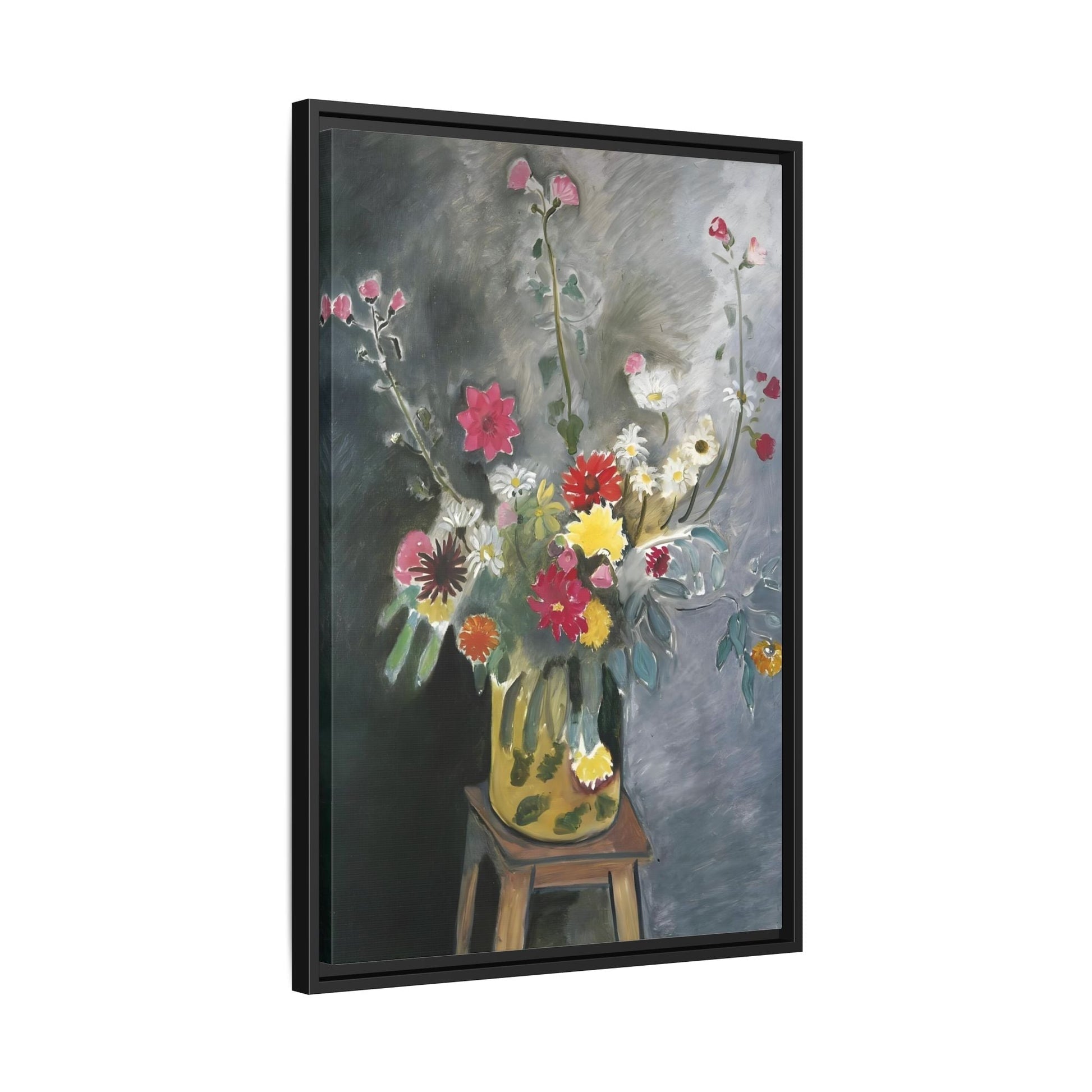 Matisse Canvas Flower Print - Bouquet of Mixed Flowers Wall Art Reproduction