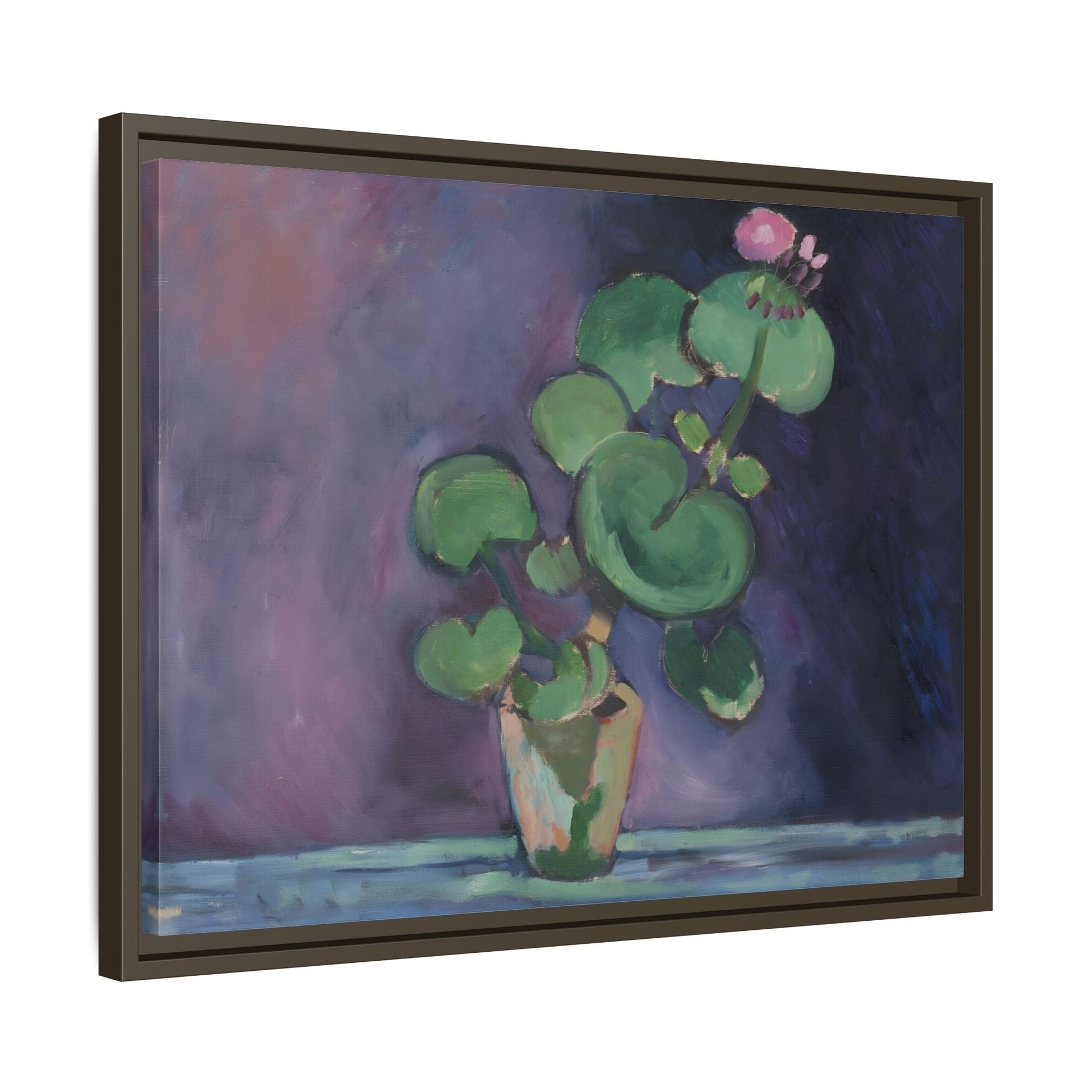 Matisse Geranium Framed Canvas Print - French Flower Still Life Wall Art