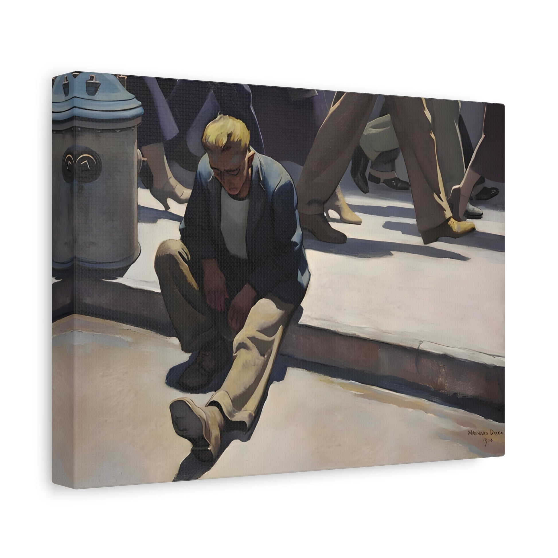 Maynard Dixon Forgotten Man - Canvas Wall Art Print Reproduction