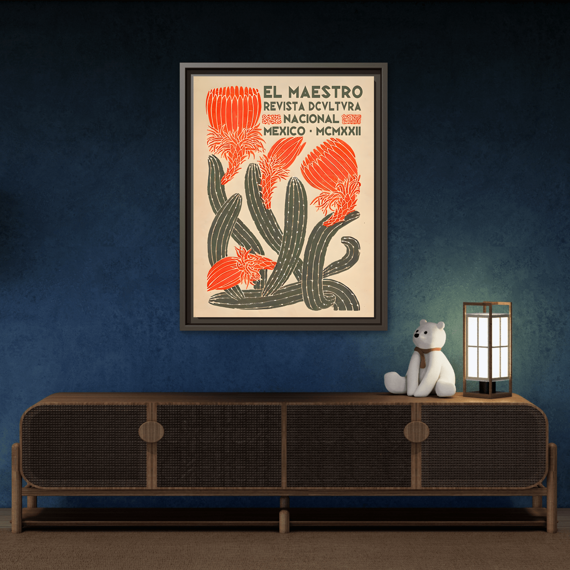 Mexican Floral Wall Art Canvas Decor, Floral Latin American Prints - YesArtYes