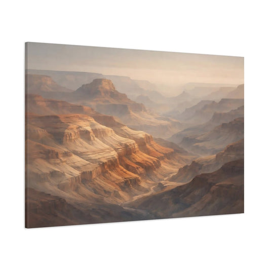 Mineral Flow Grand Canyon Nature - Canvas Wall Art Print - YesArtYes