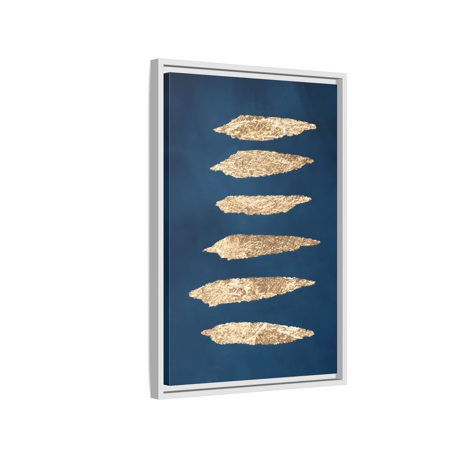 Minimalist Canvas Print Wall Art - Sapphire Navy Blue - YesArtYes