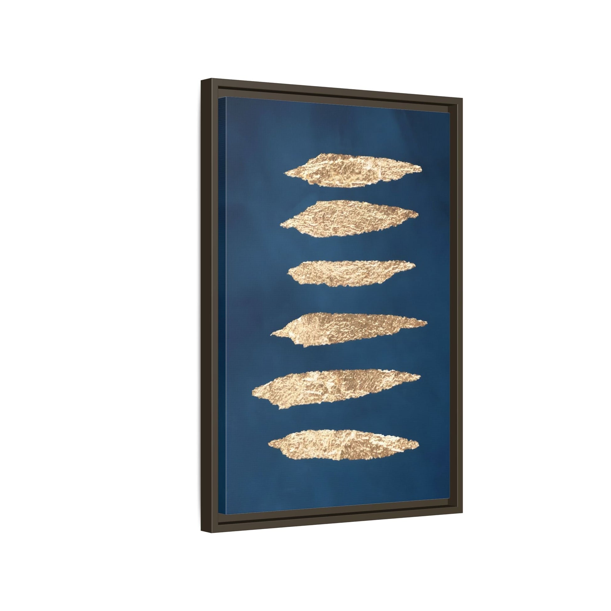 Minimalist Canvas Print Wall Art - Sapphire Navy Blue - YesArtYes