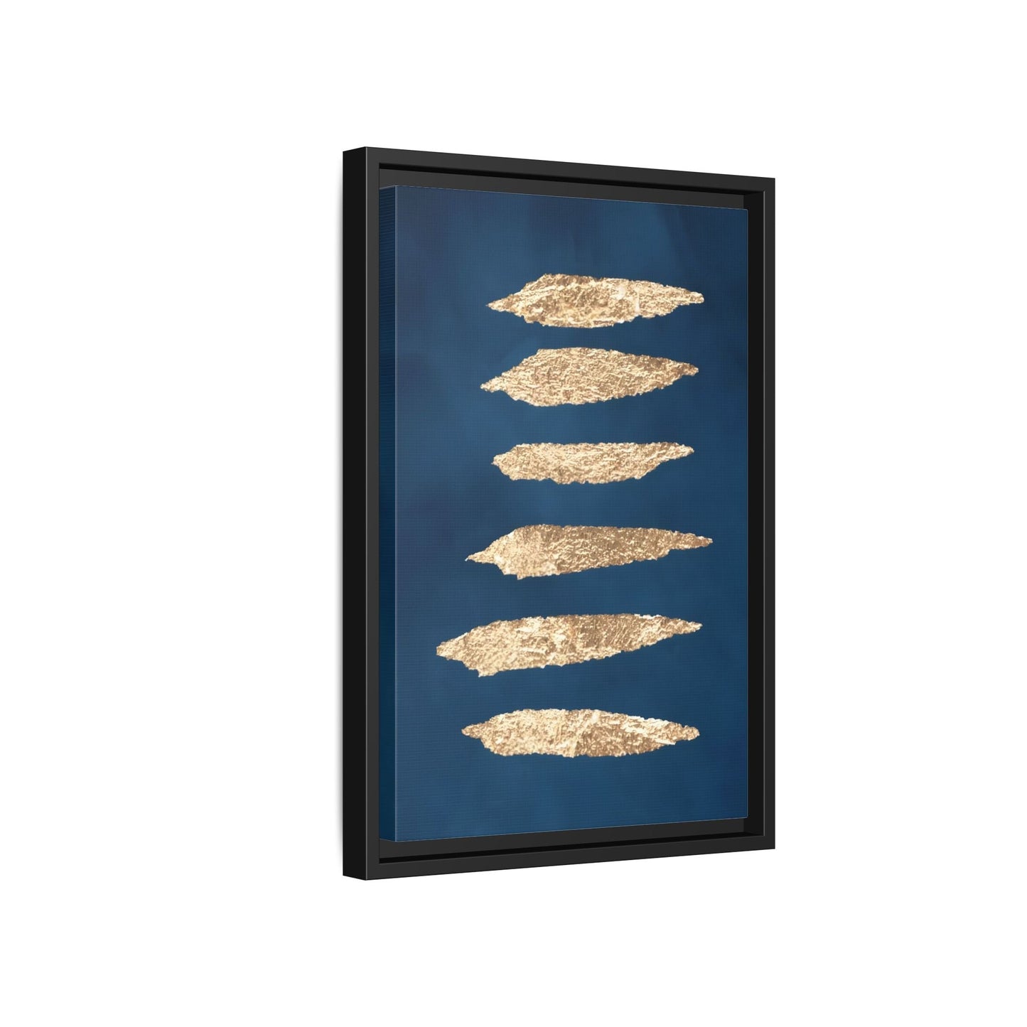 Minimalist Canvas Print Wall Art - Sapphire Navy Blue - YesArtYes