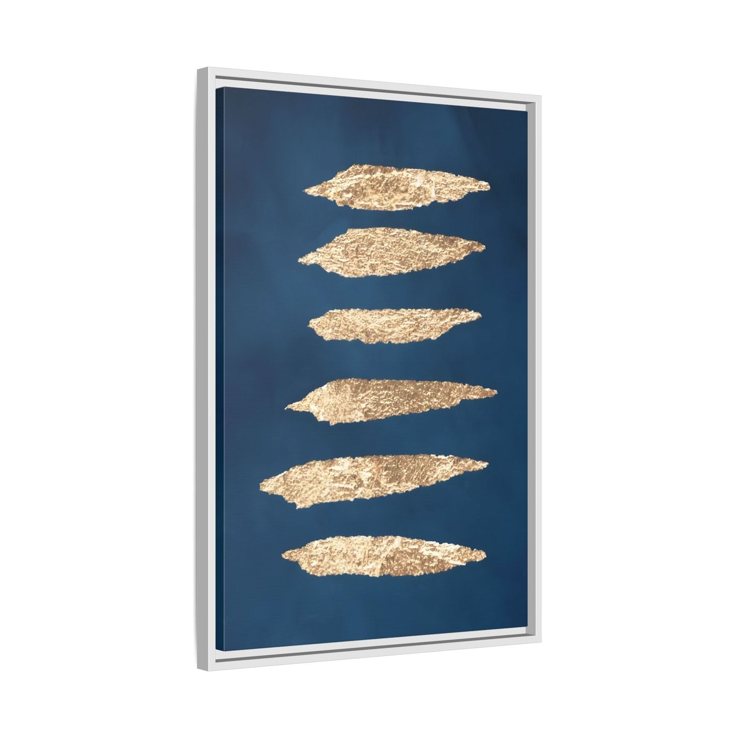 Minimalist Canvas Print Wall Art - Sapphire Navy Blue