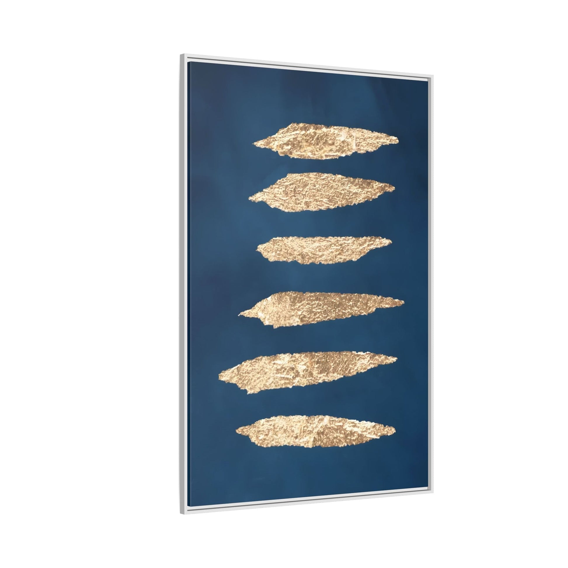 Minimalist Canvas Print Wall Art - Sapphire Navy Blue - YesArtYes