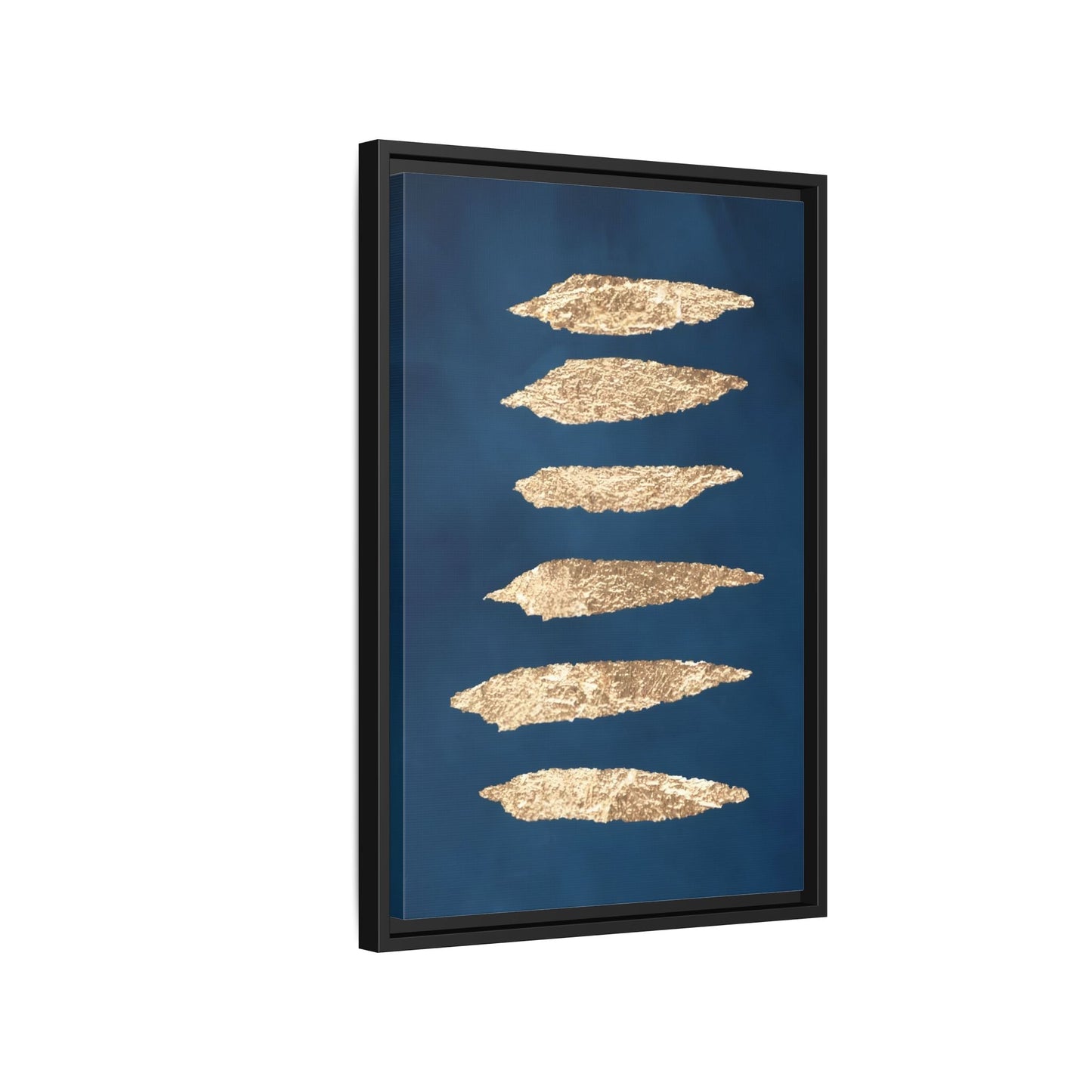 Minimalist Canvas Print Wall Art - Sapphire Navy Blue - YesArtYes