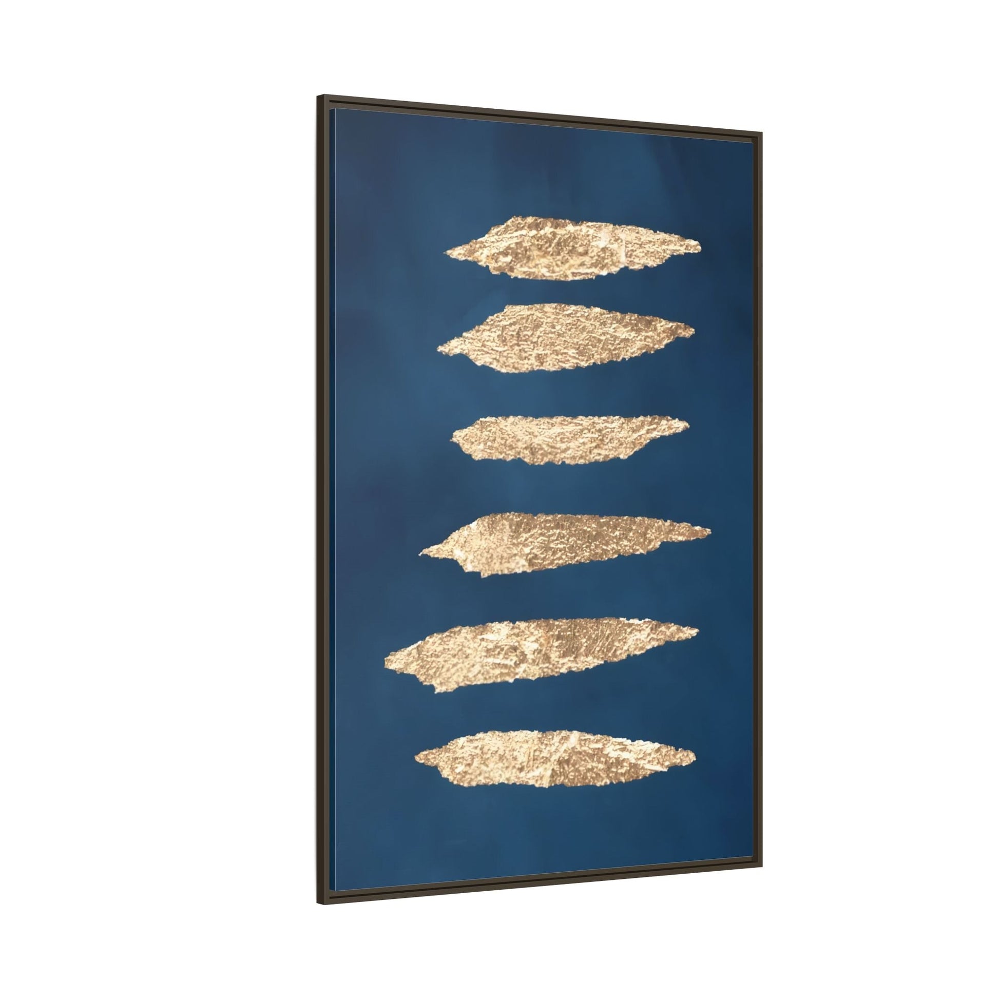 Minimalist Canvas Print Wall Art - Sapphire Navy Blue - YesArtYes
