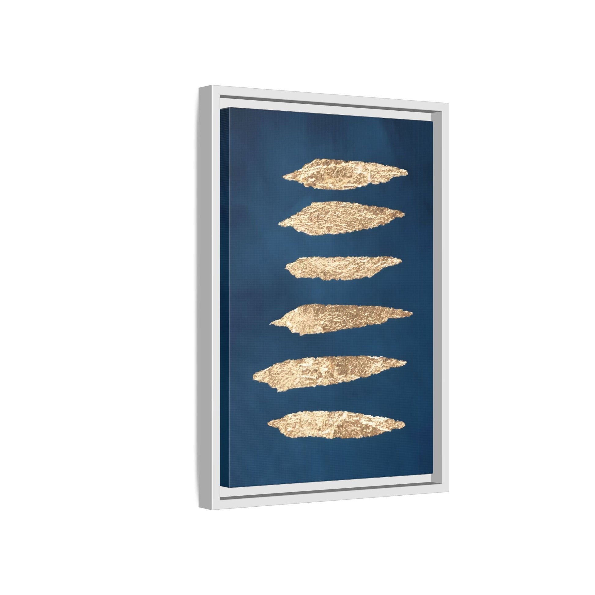 Minimalist Canvas Print Wall Art - Sapphire Navy Blue - YesArtYes