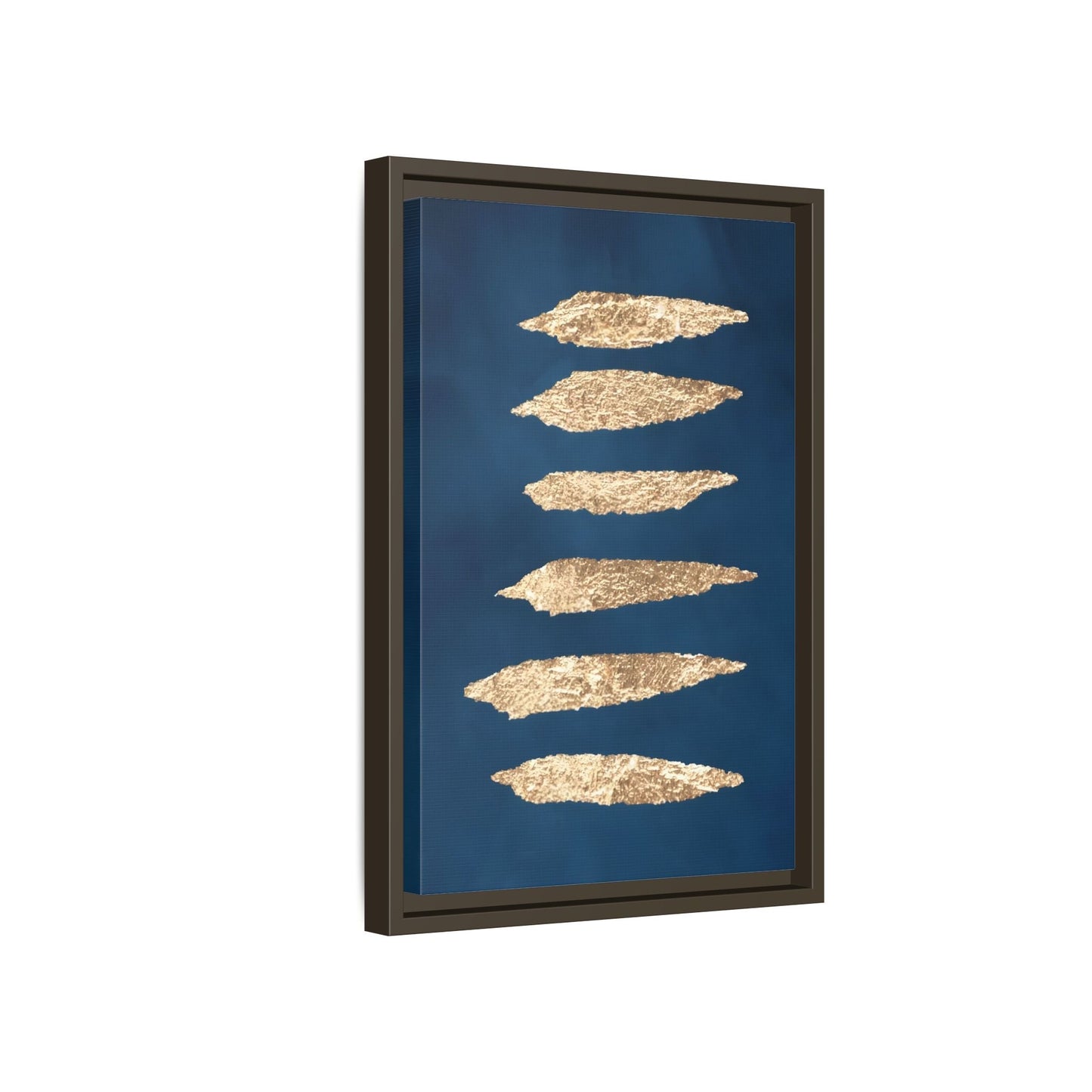 Minimalist Canvas Print Wall Art - Sapphire Navy Blue - YesArtYes