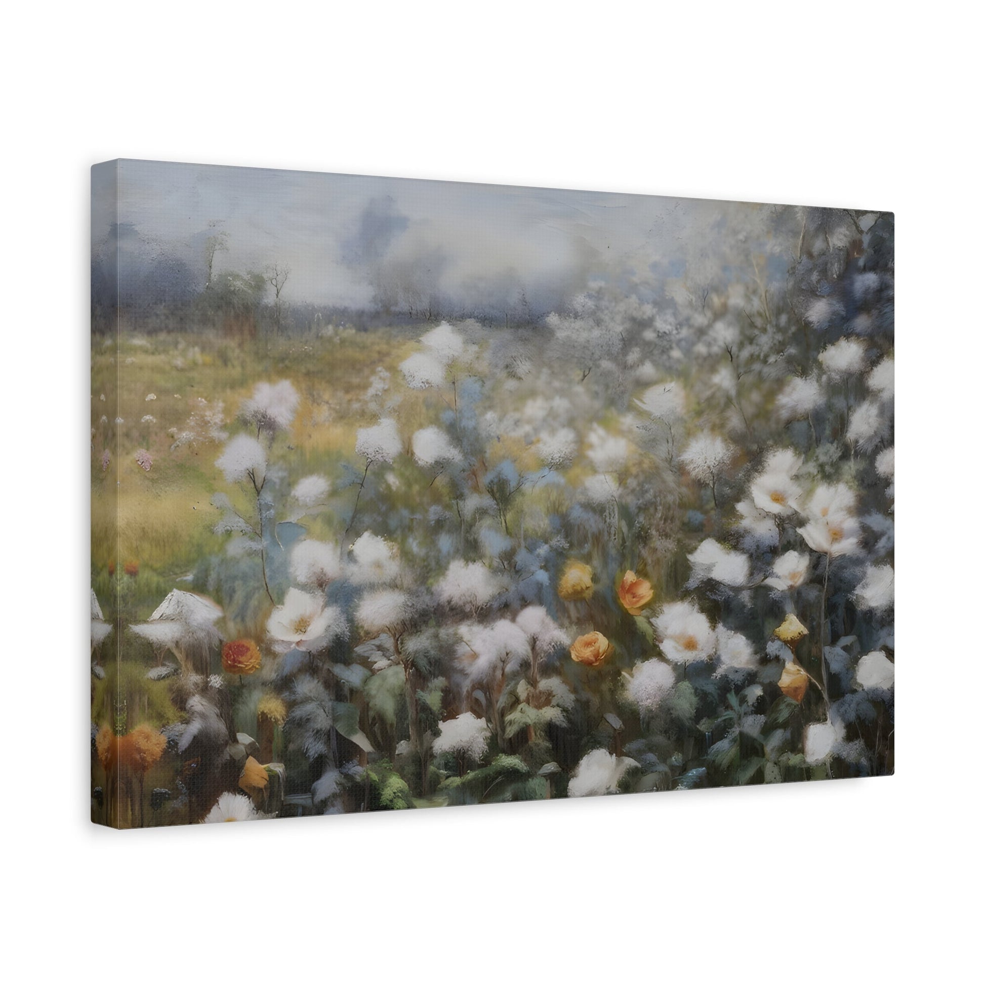 Minimalist Nature Canvas Wildflower Gallery Wall Art Print - YesArtYes