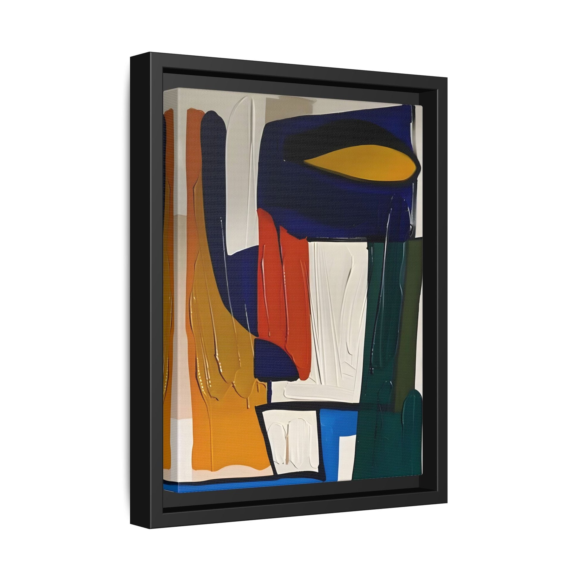 Modern Colorful Framed Canvas Art Print - Abstract Wall Decor - YesArtYes
