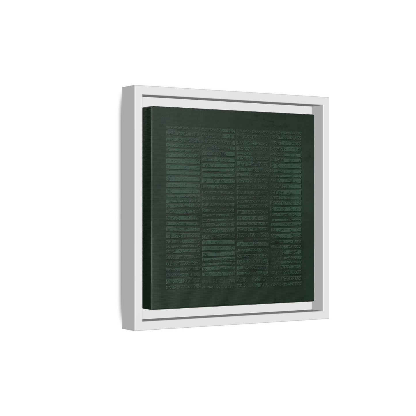 Modern Japanese Green Canvas Print - Framed Wabi - Sabi Abstract Wall Art - YesArtYes