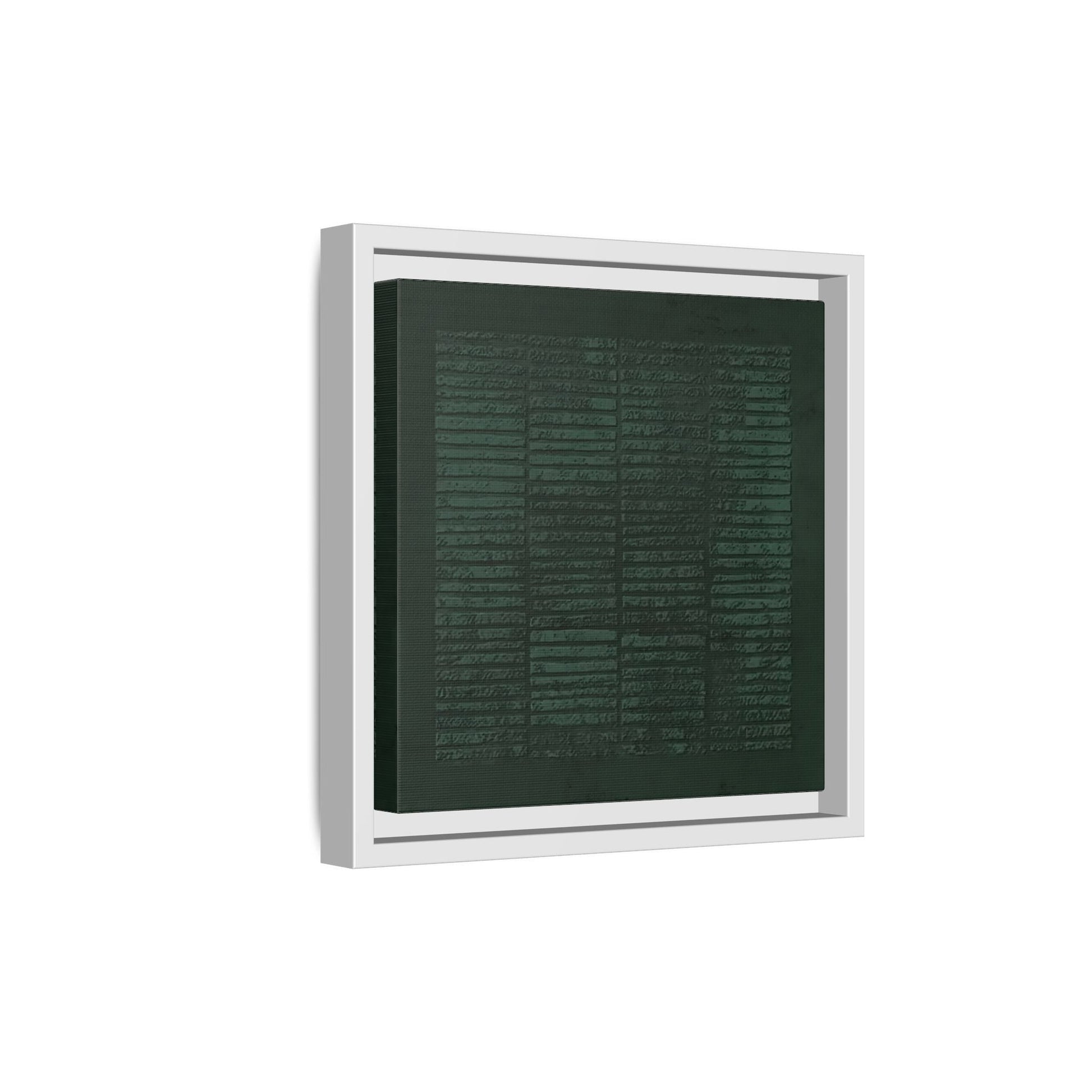 Modern Japanese Green Canvas Print - Framed Wabi - Sabi Abstract Wall Art - YesArtYes