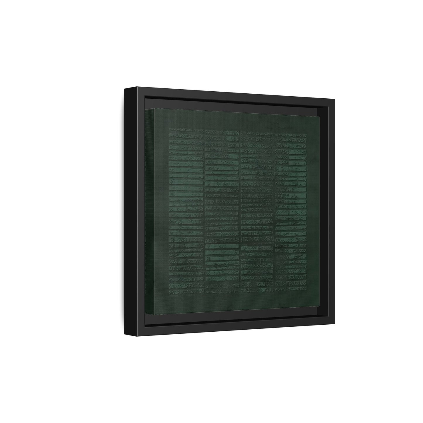 Modern Japanese Green Canvas Print - Framed Wabi - Sabi Abstract Wall Art - YesArtYes