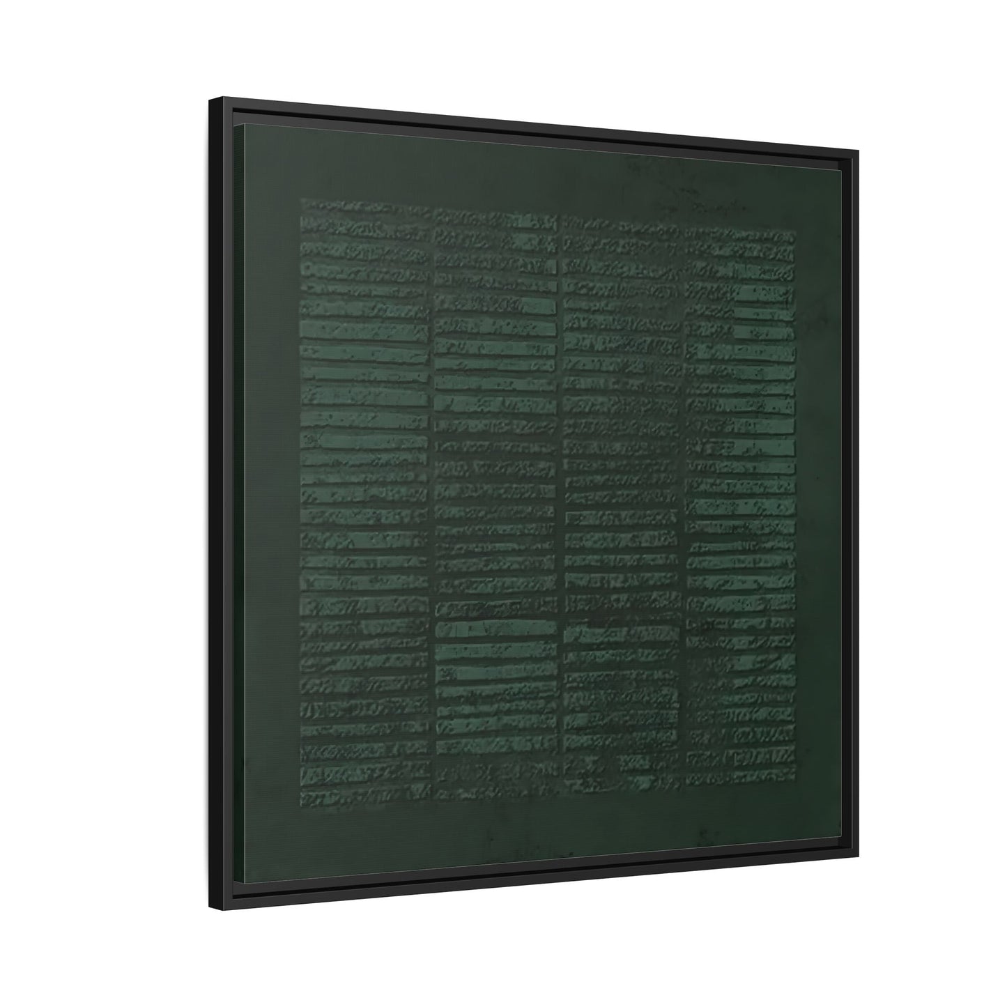 Modern Japanese Green Canvas Print - Framed Wabi - Sabi Abstract Wall Art - YesArtYes