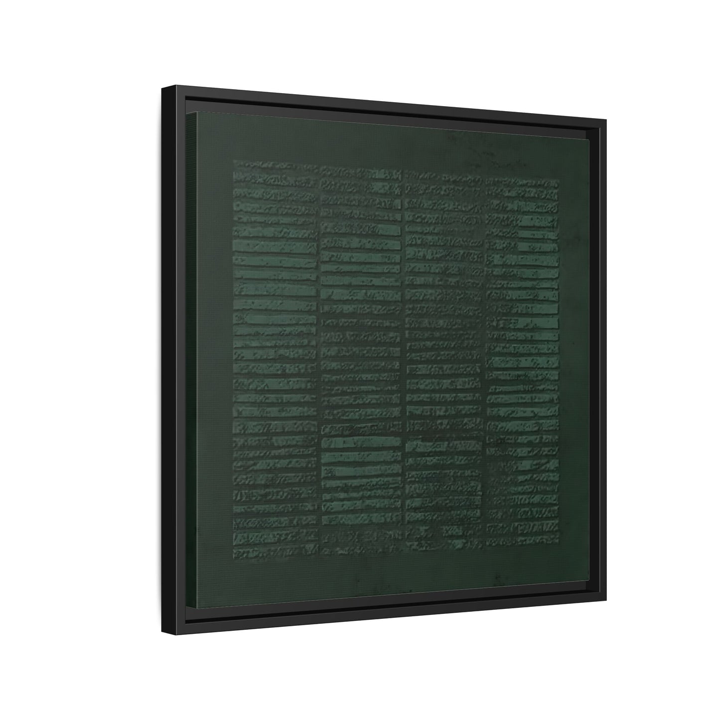 Modern Japanese Green Canvas Print - Framed Wabi - Sabi Abstract Wall Art - YesArtYes