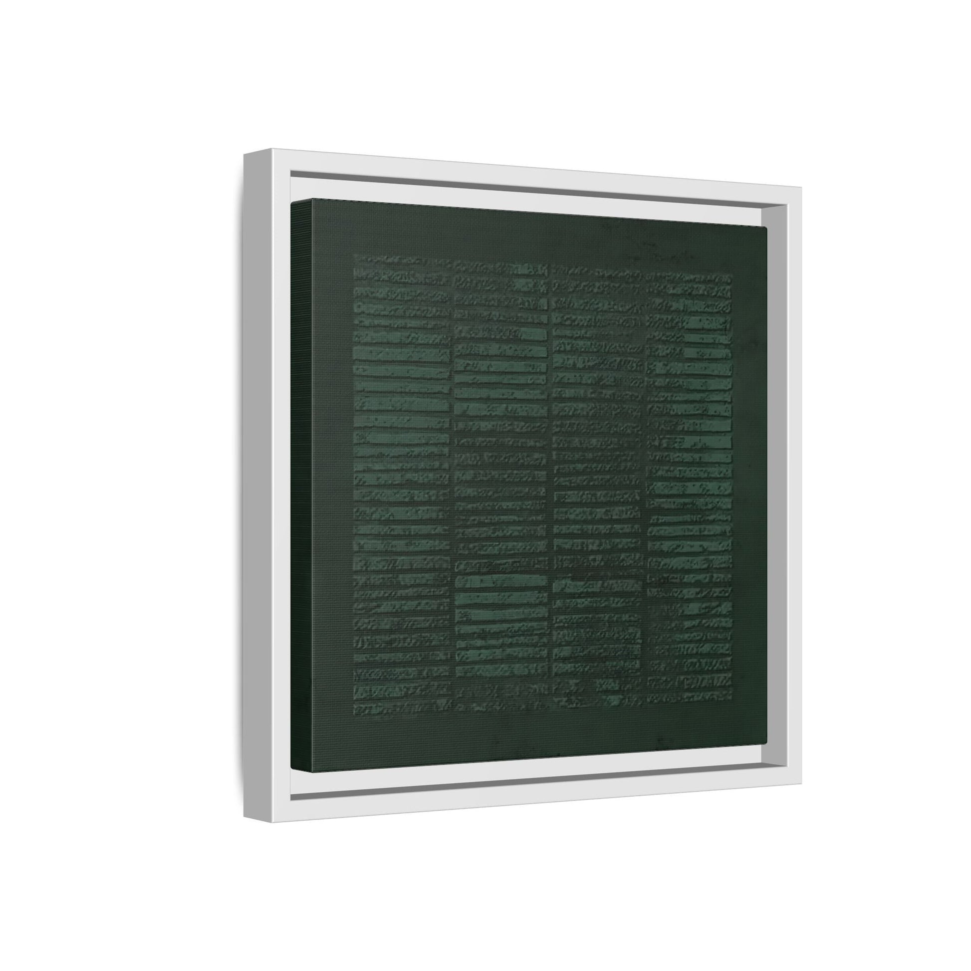 Modern Japanese Green Canvas Print - Framed Wabi - Sabi Abstract Wall Art - YesArtYes