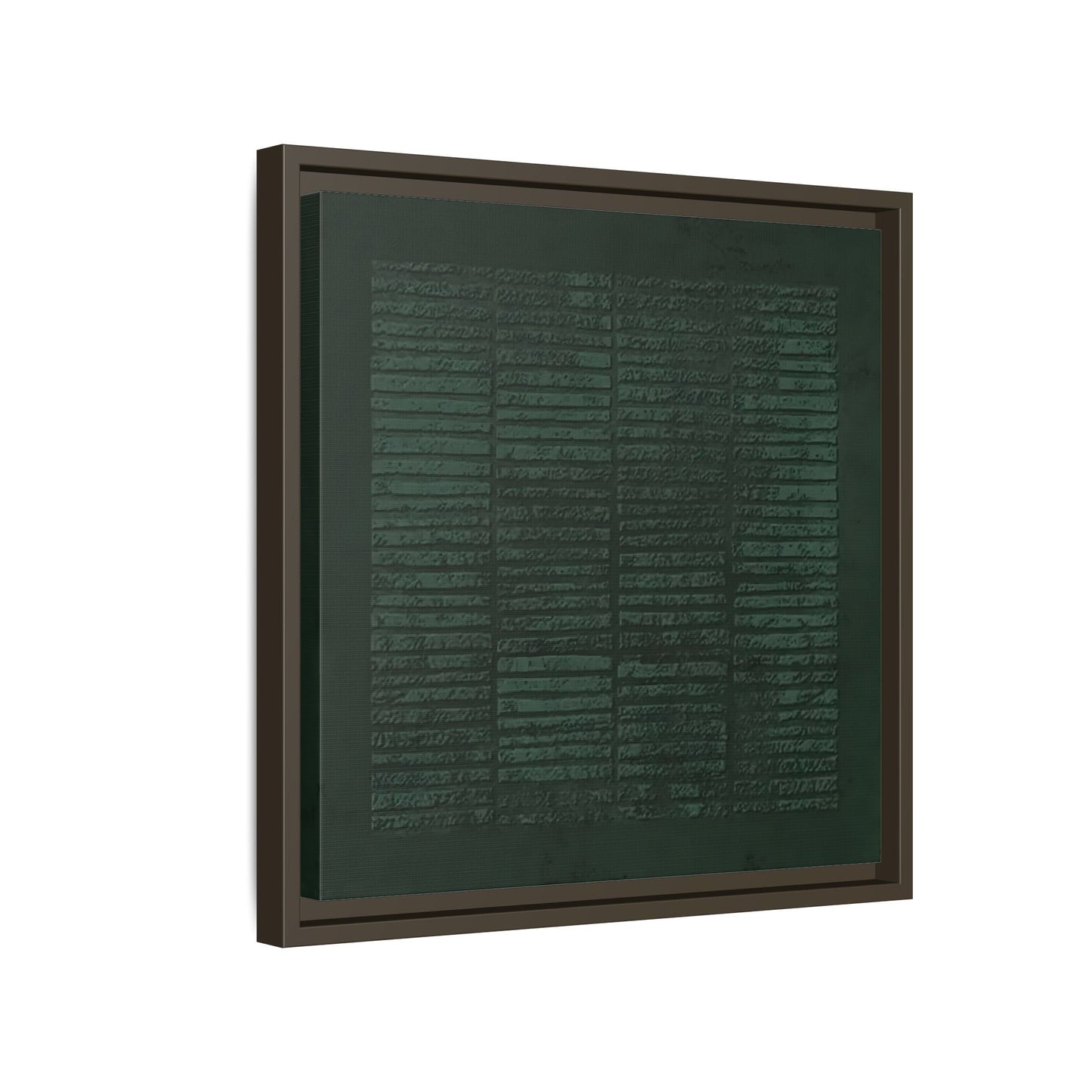 Modern Japanese Green Canvas Print - Framed Wabi - Sabi Abstract Wall Art - YesArtYes