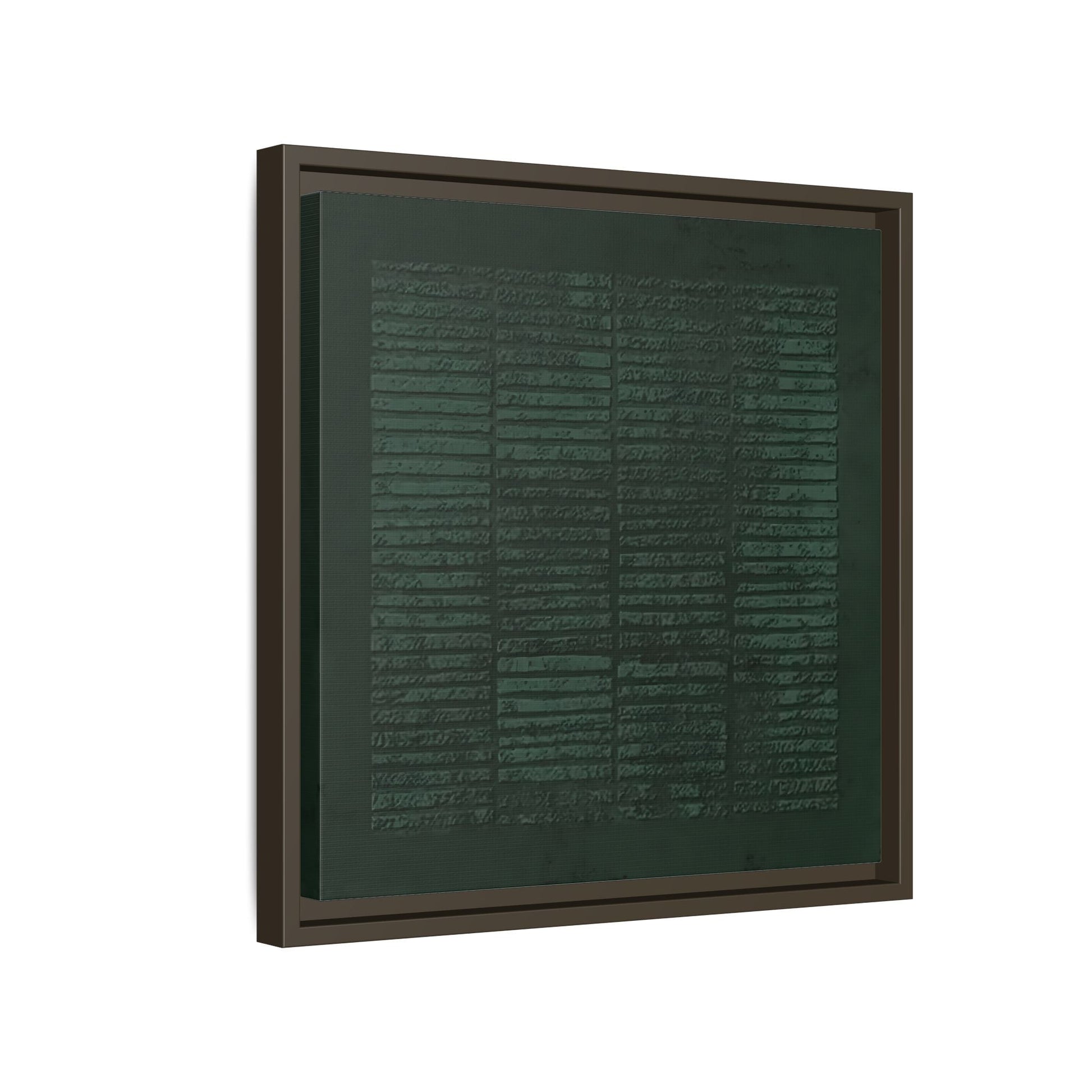 Modern Japanese Green Canvas Print - Framed Wabi - Sabi Abstract Wall Art - YesArtYes