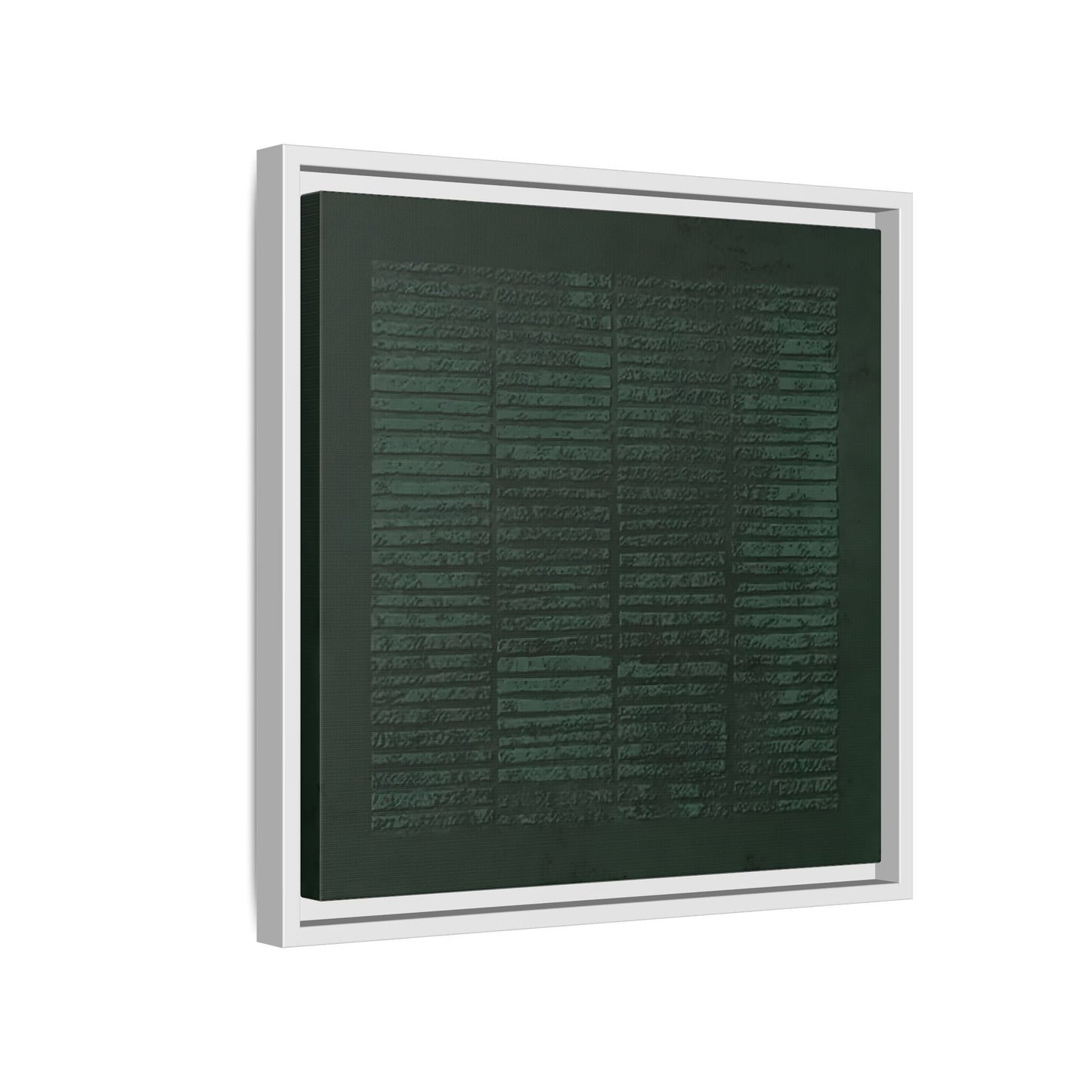Modern Japanese Green Canvas Print - Framed Wabi - Sabi Abstract Wall Art - YesArtYes