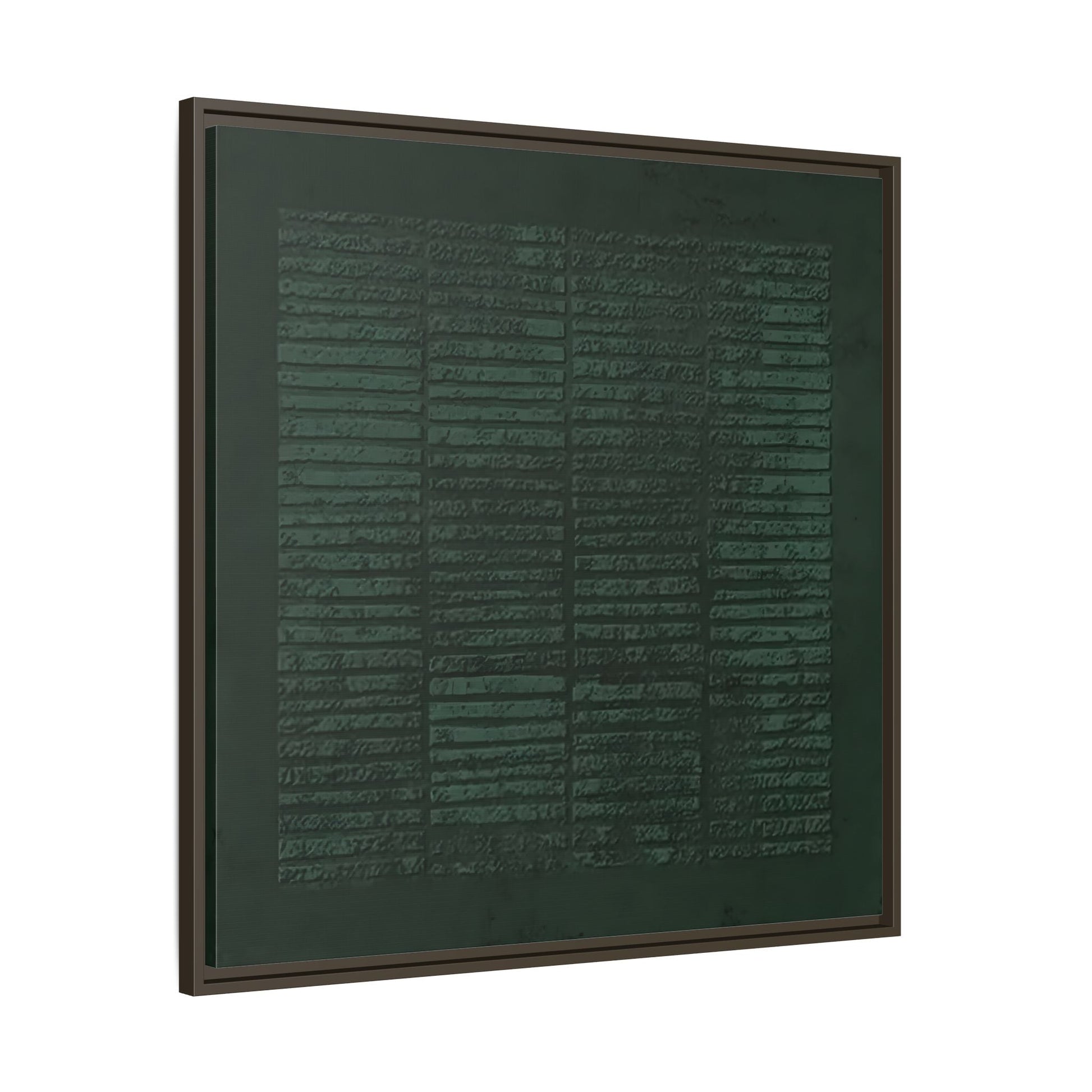 Modern Japanese Green Canvas Print - Framed Wabi - Sabi Abstract Wall Art - YesArtYes