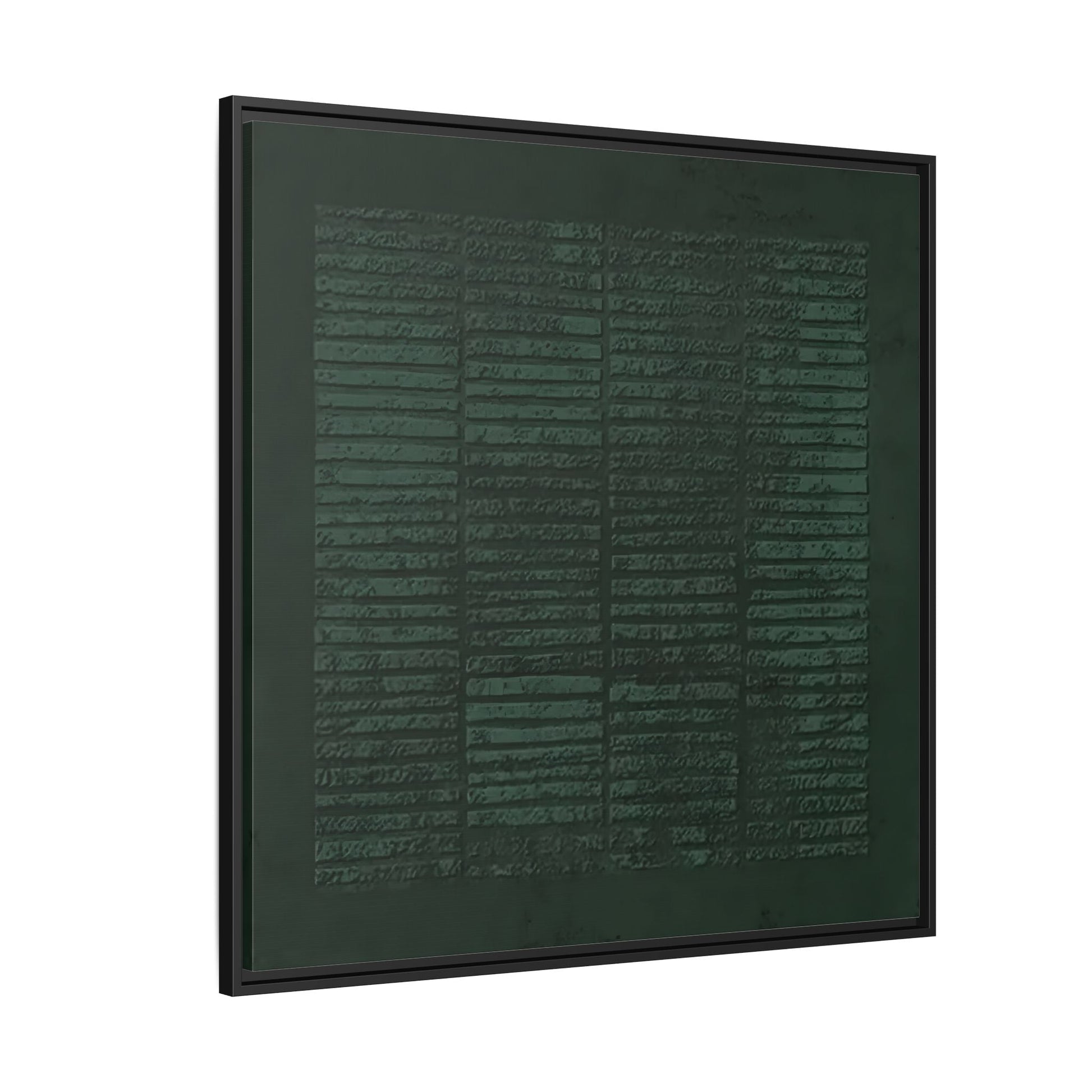Modern Japanese Green Canvas Print - Framed Wabi - Sabi Abstract Wall Art - YesArtYes