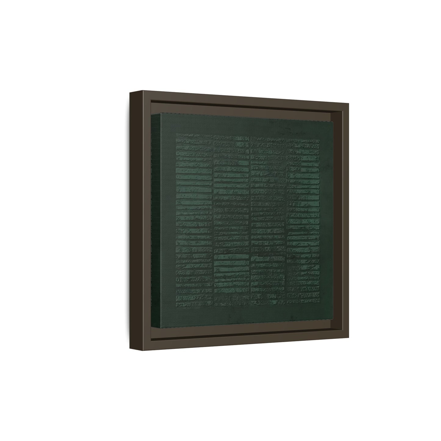 Modern Japanese Green Canvas Print - Framed Wabi - Sabi Abstract Wall Art - YesArtYes