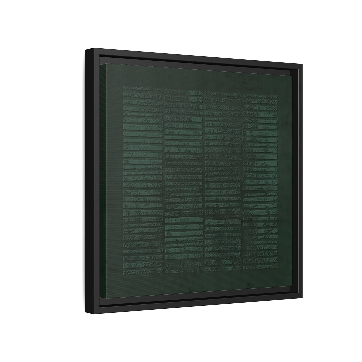 Modern Japanese Green Canvas Print - Framed Wabi - Sabi Abstract Wall Art - YesArtYes