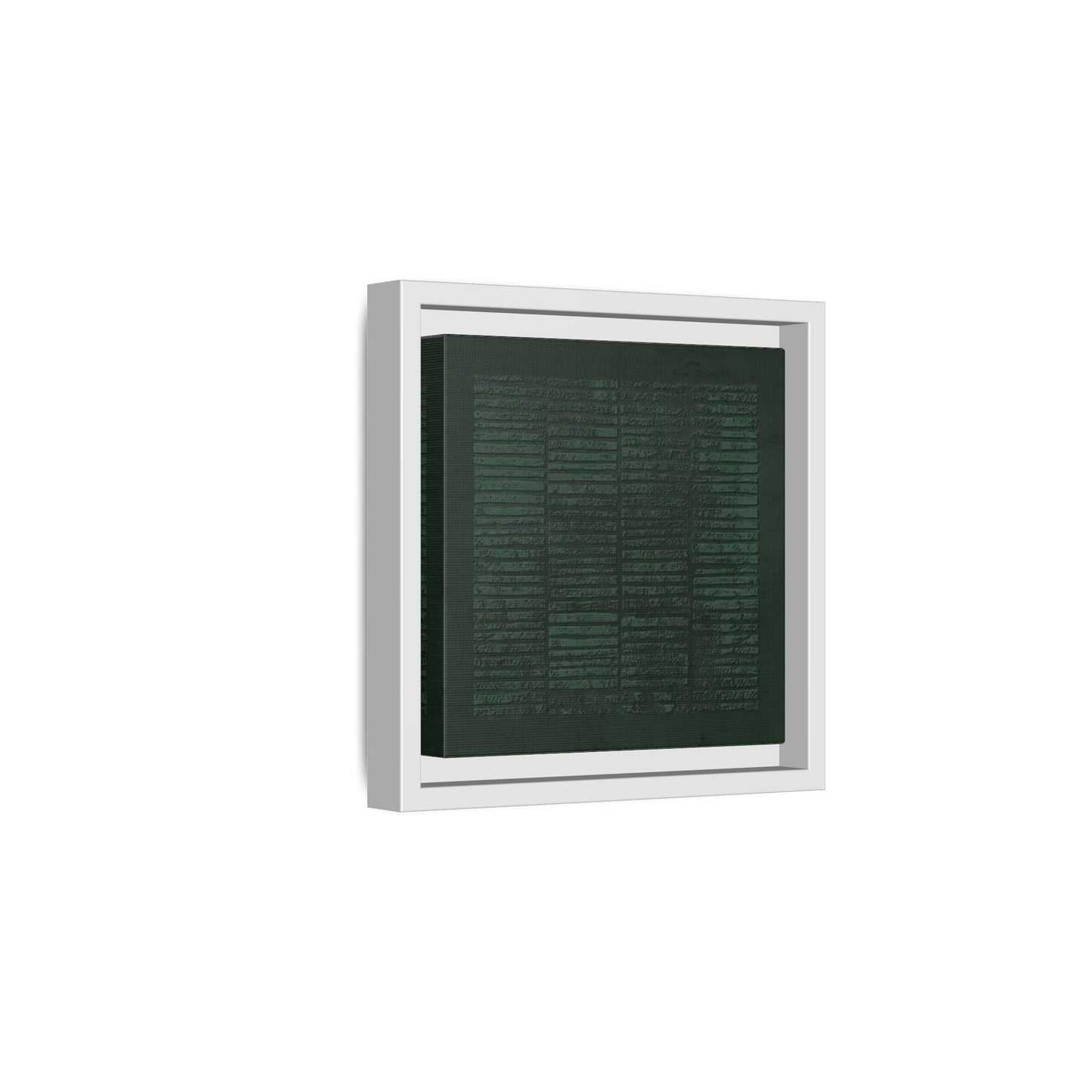 Modern Japanese Green Canvas Print - Framed Wabi - Sabi Abstract Wall Art - YesArtYes