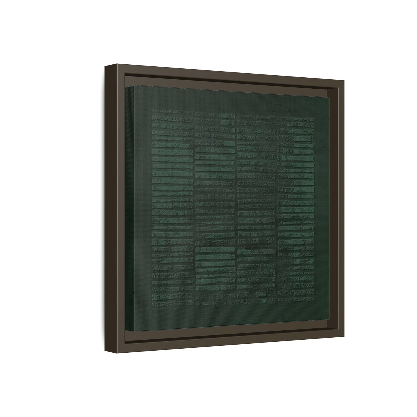 Modern Japanese Green Canvas Print - Framed Wabi - Sabi Abstract Wall Art - YesArtYes