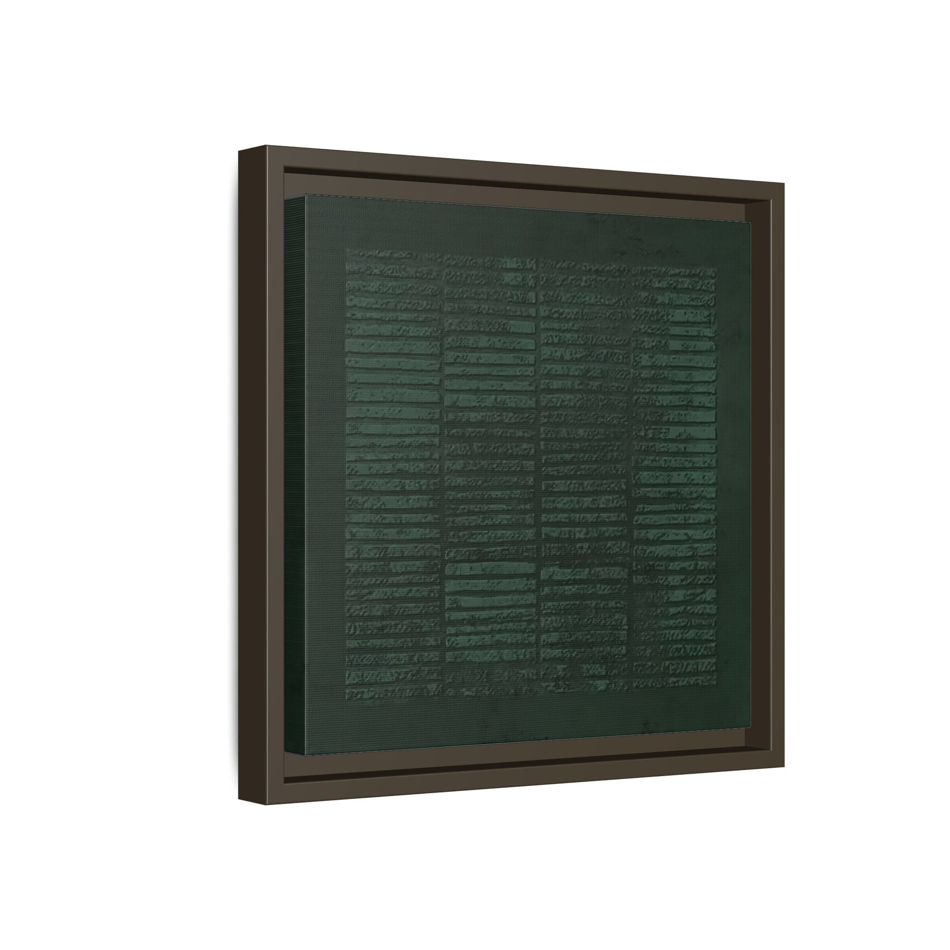 Modern Japanese Green Canvas Print - Framed Wabi - Sabi Abstract Wall Art - YesArtYes