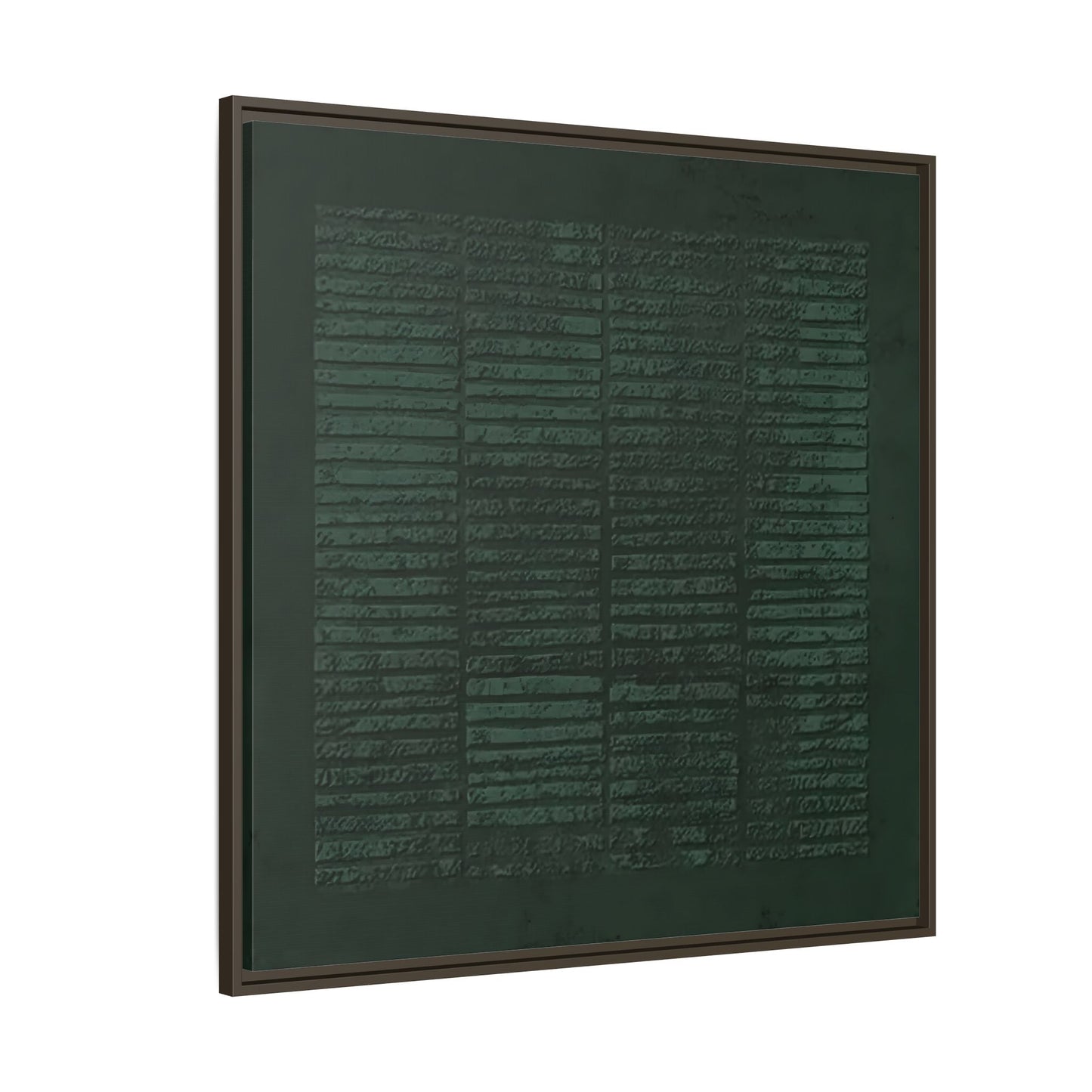 Modern Japanese Green Canvas Print - Framed Wabi - Sabi Abstract Wall Art - YesArtYes