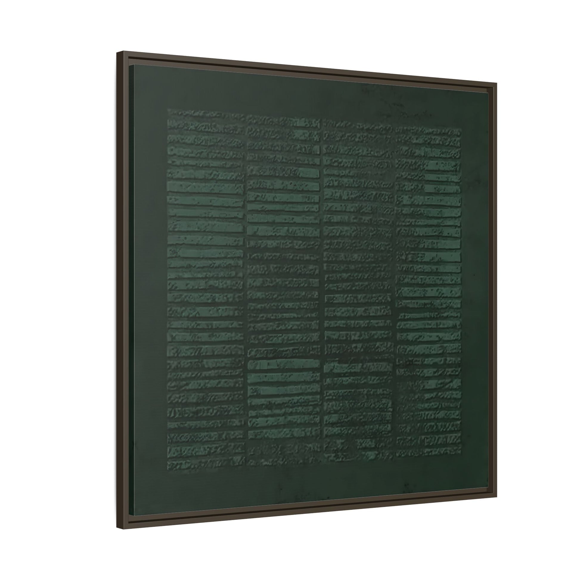Modern Japanese Green Canvas Print - Framed Wabi - Sabi Abstract Wall Art - YesArtYes
