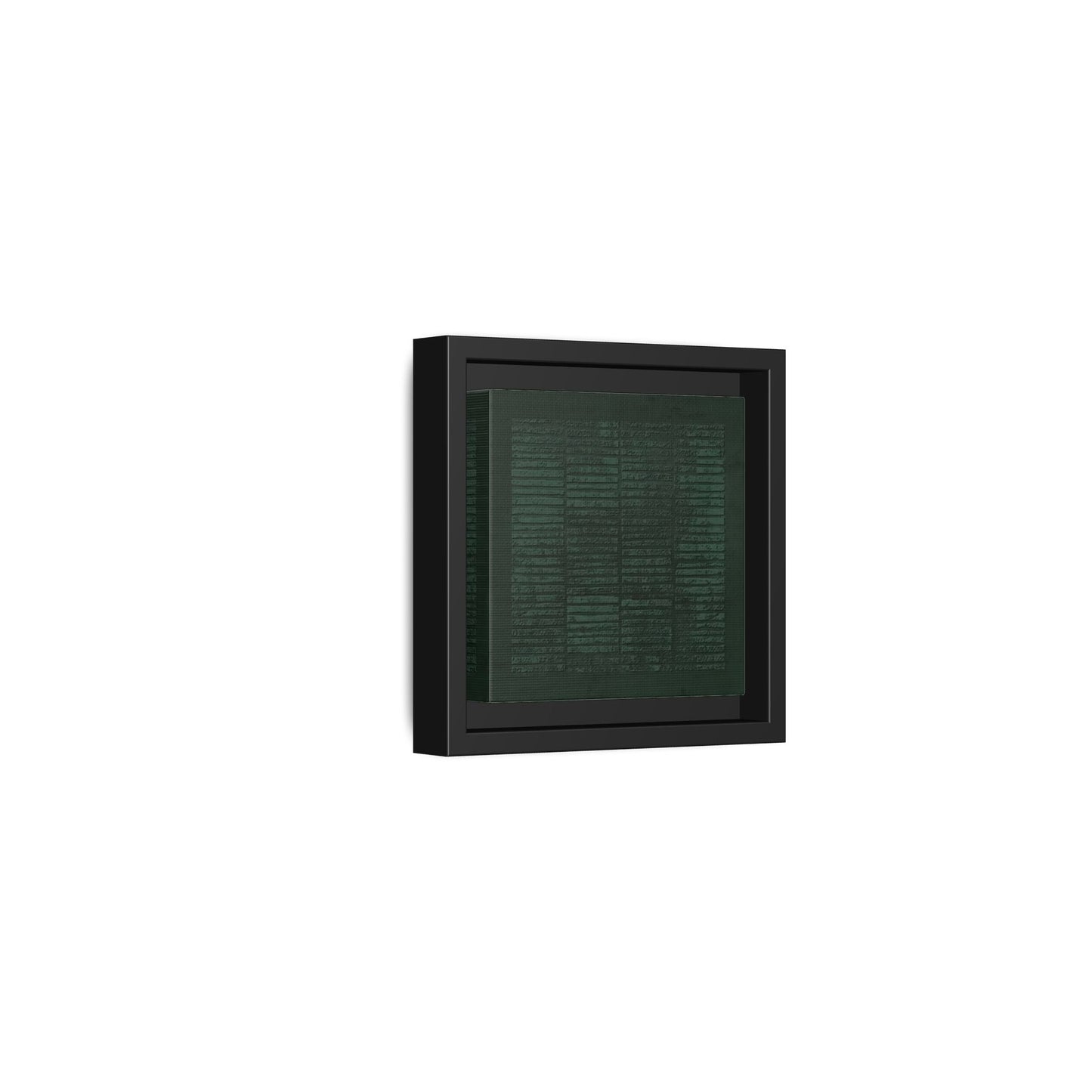 Modern Japanese Green Canvas Print - Framed Wabi - Sabi Abstract Wall Art - YesArtYes