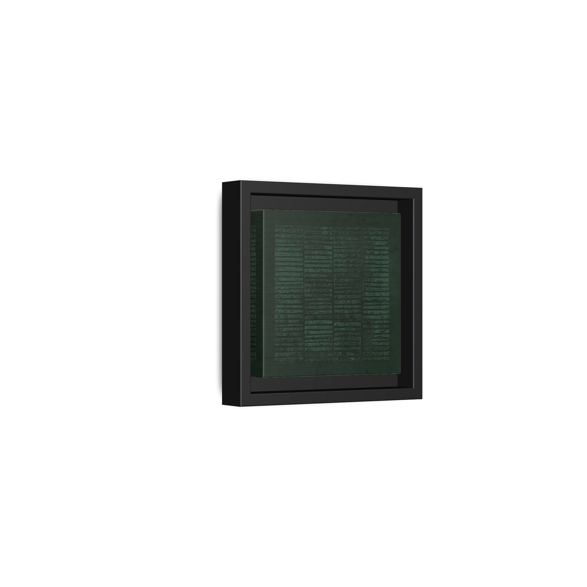Modern Japanese Green Canvas Print - Framed Wabi - Sabi Abstract Wall Art - YesArtYes