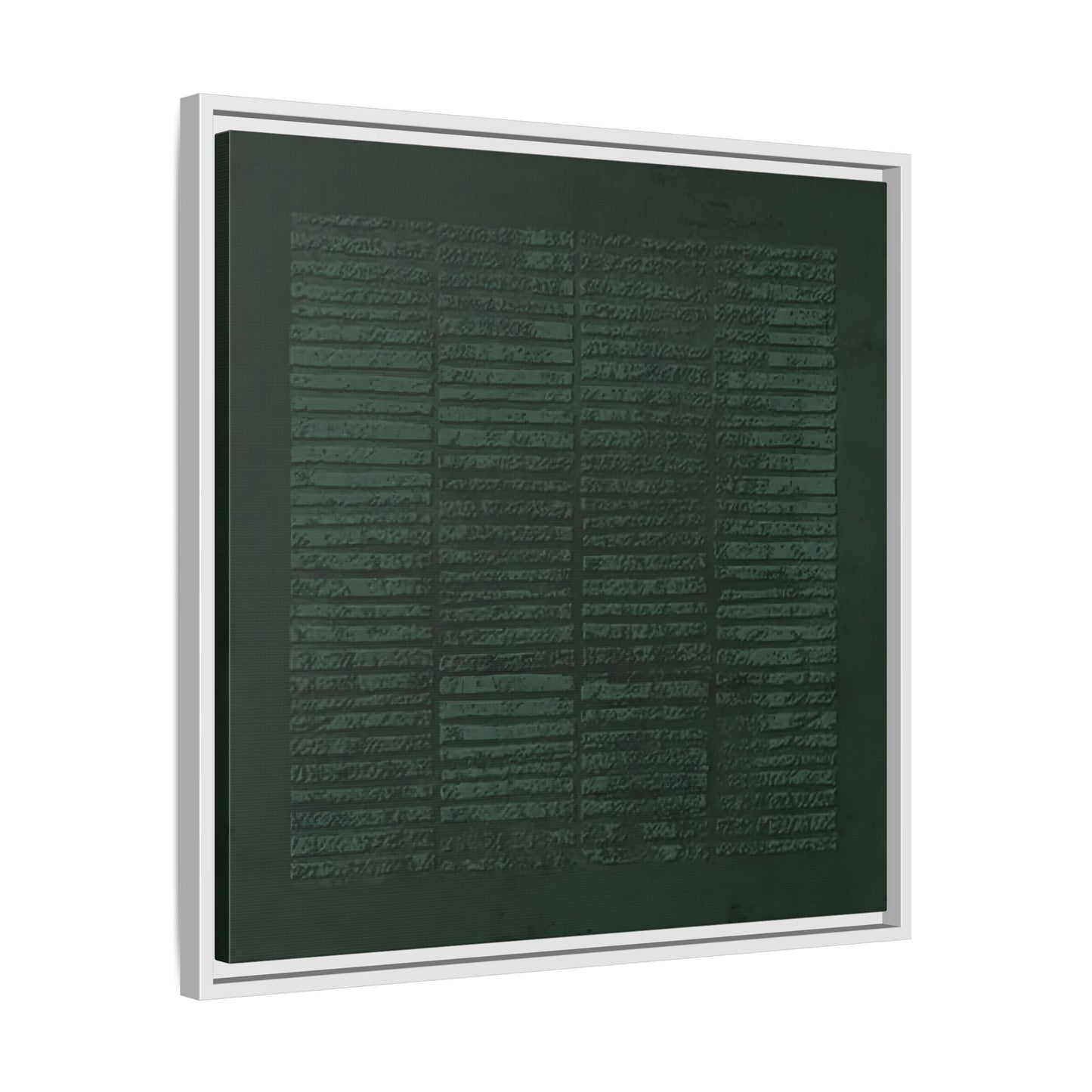 Modern Japanese Green Canvas Print - Framed Wabi - Sabi Abstract Wall Art - YesArtYes