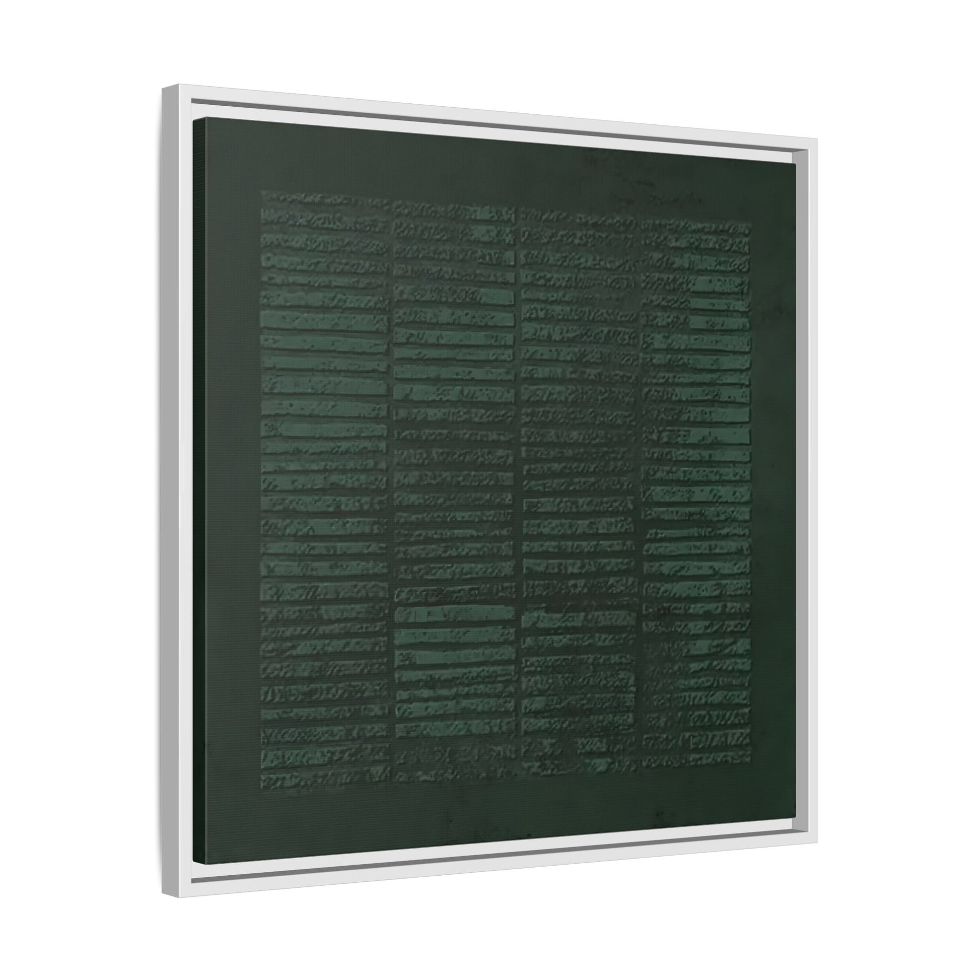 Modern Japanese Green Canvas Print - Framed Wabi - Sabi Abstract Wall Art - YesArtYes