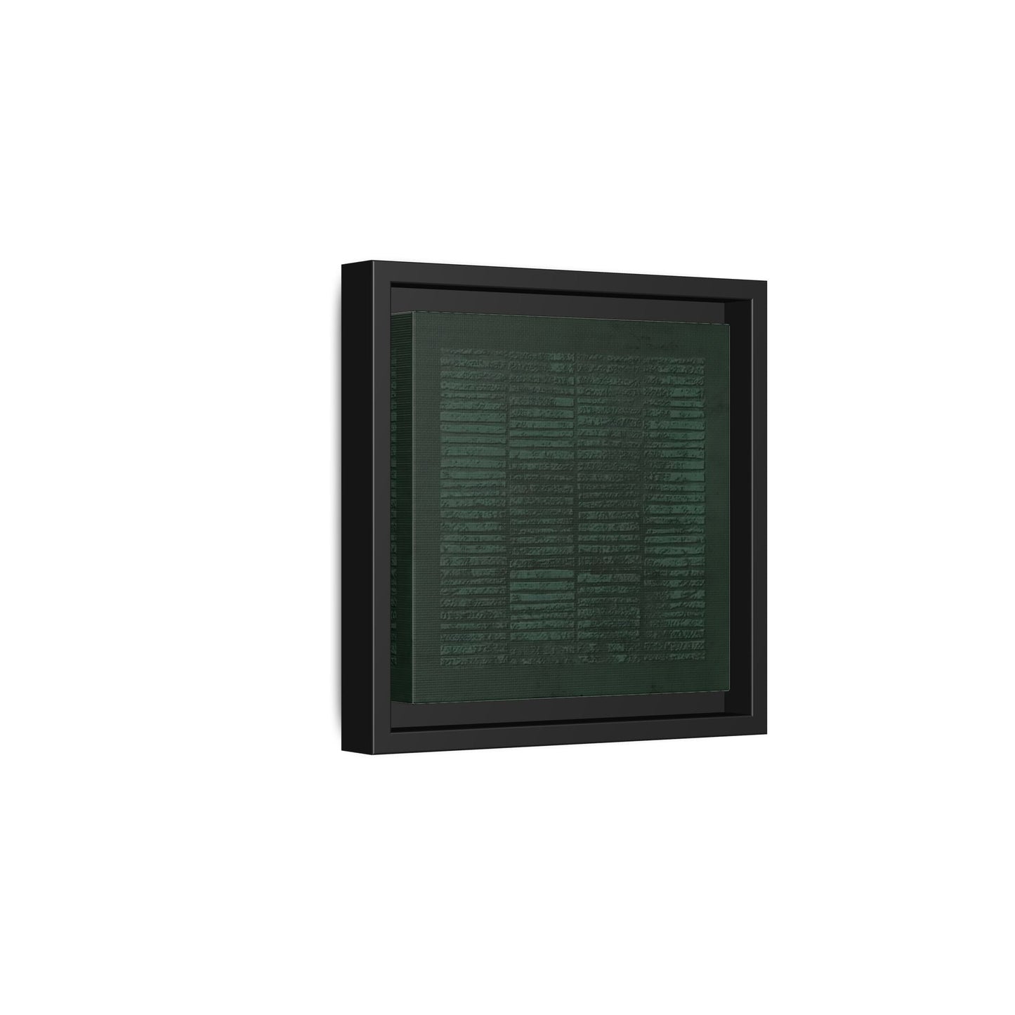 Modern Japanese Green Canvas Print - Framed Wabi - Sabi Abstract Wall Art - YesArtYes
