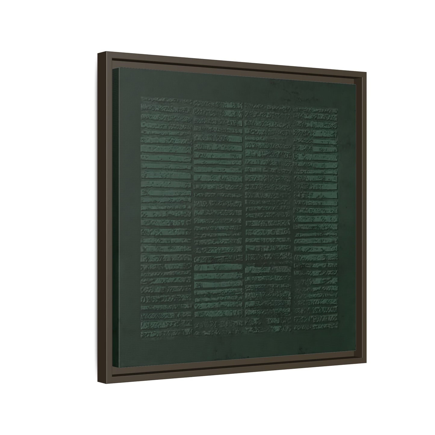 Modern Japanese Green Canvas Print - Framed Wabi - Sabi Abstract Wall Art - YesArtYes