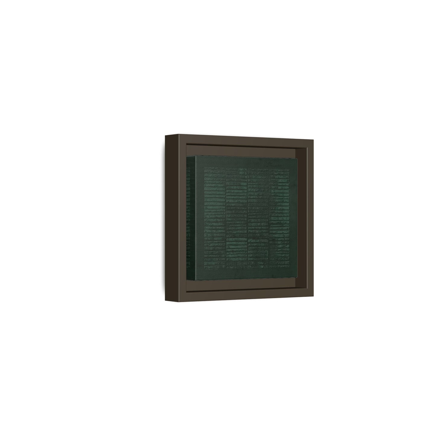 Modern Japanese Green Canvas Print - Framed Wabi - Sabi Abstract Wall Art - YesArtYes