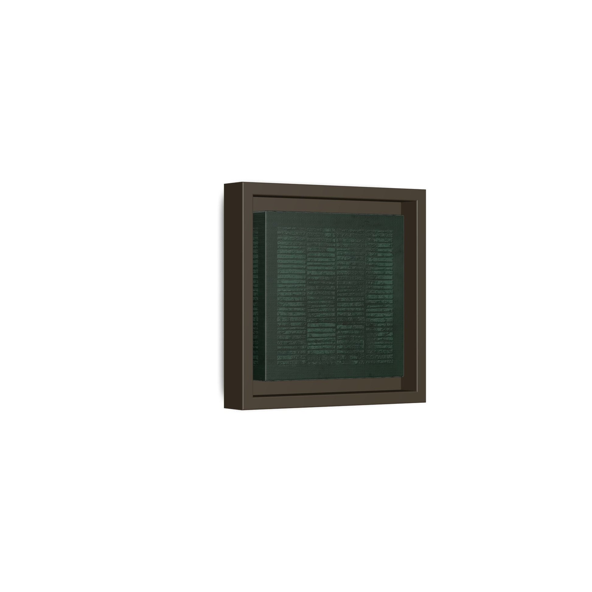 Modern Japanese Green Canvas Print - Framed Wabi - Sabi Abstract Wall Art - YesArtYes