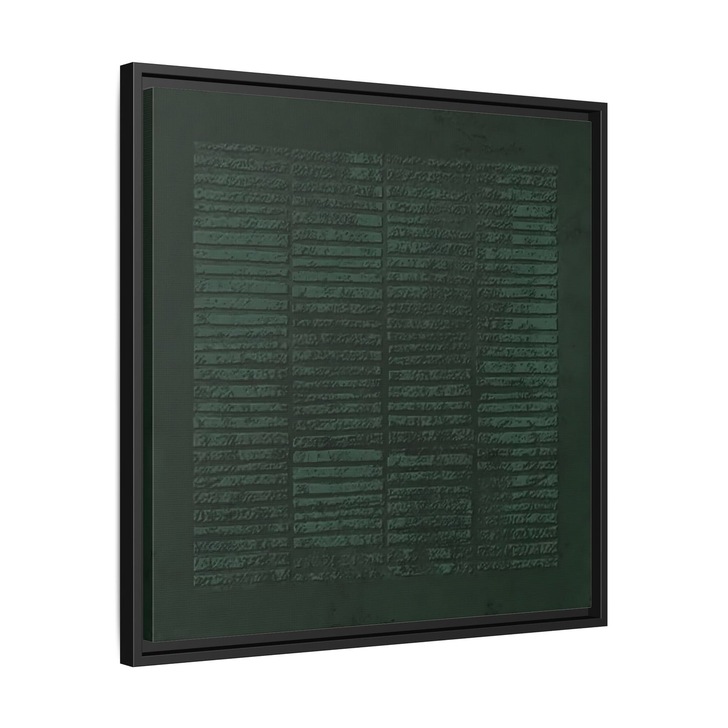 Modern Japanese Green Canvas Print - Framed Wabi - Sabi Abstract Wall Art - YesArtYes