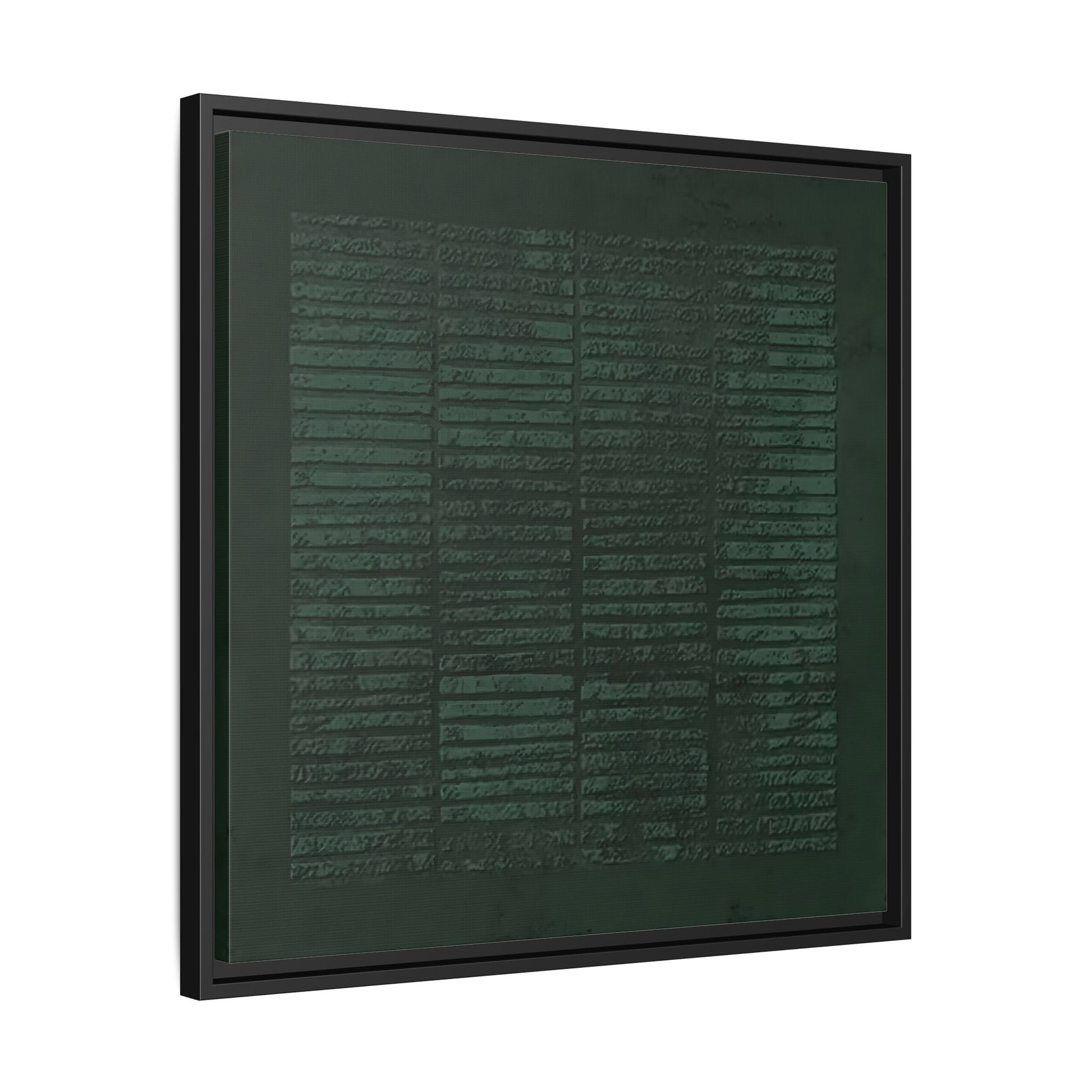 Modern Japanese Green Canvas Print - Framed Wabi - Sabi Abstract Wall Art - YesArtYes