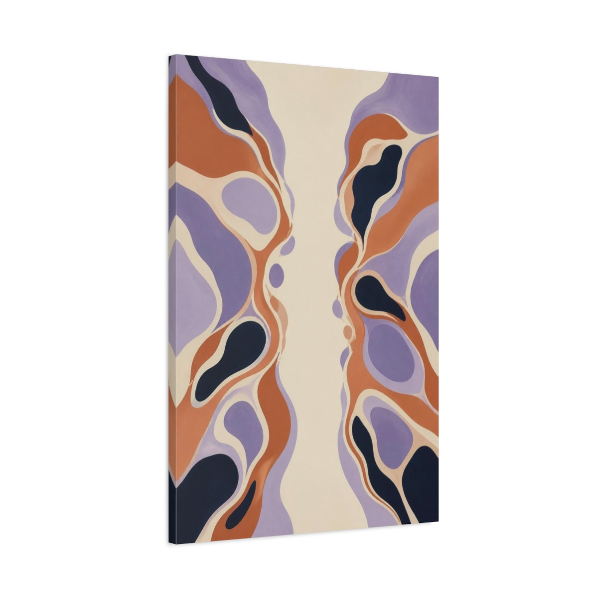 Main Mockup. Modern Organic Shapes shown as canvas print